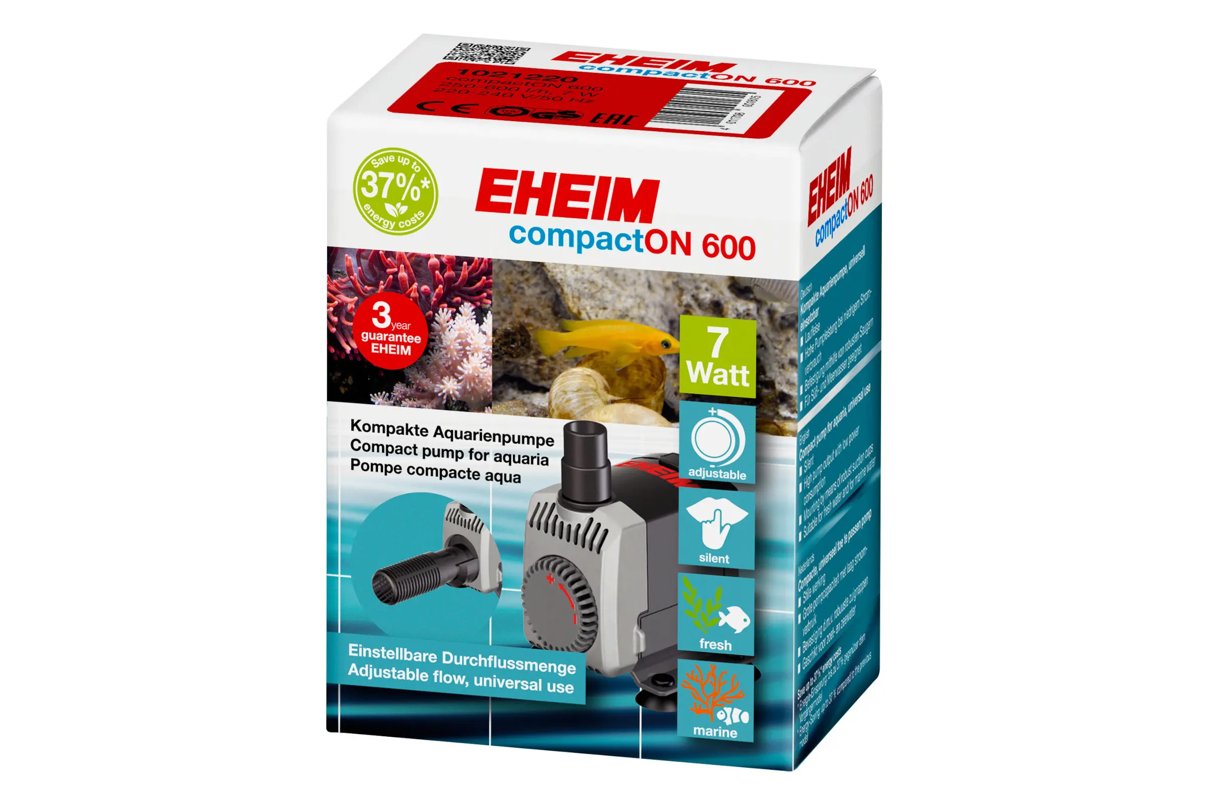 Eheim CompactON 600, pompe de refoulement