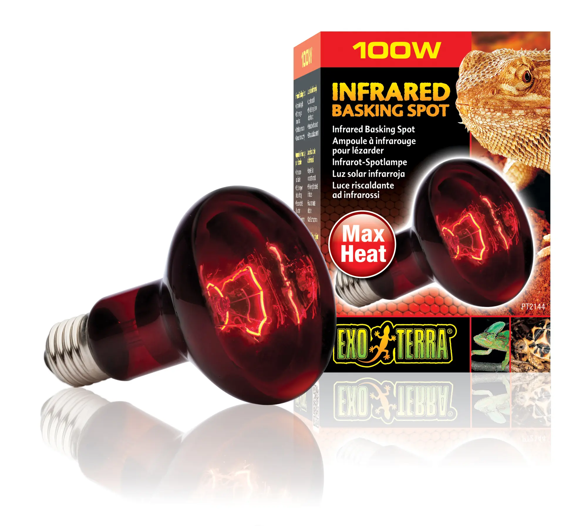 Exo Terra Lampe spot infrarouge Heat GL R25/100 W