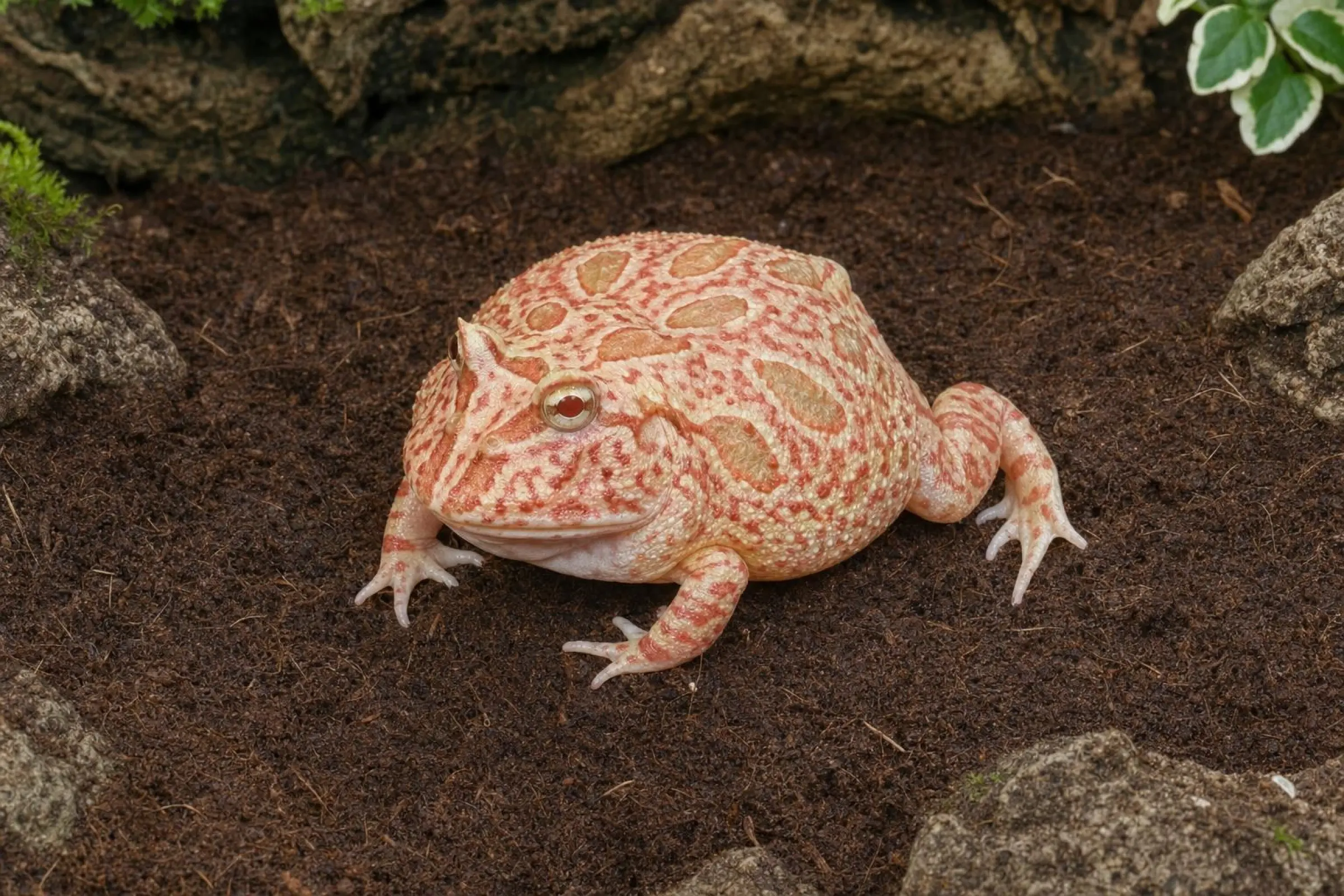 Grenouille cornue ornée de Cranwell « Coral Blaze », Ceratophrys cranwelli