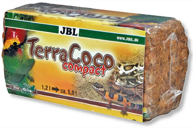 JBL Terra Coco compact, substrat de sol pour terrarium, 450g, donne 5 litres