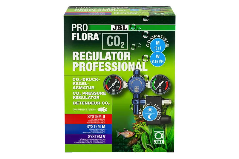 JBL ProFlora CO2 Regulator Professional, détendeur de pression CO² + coupure nocturne