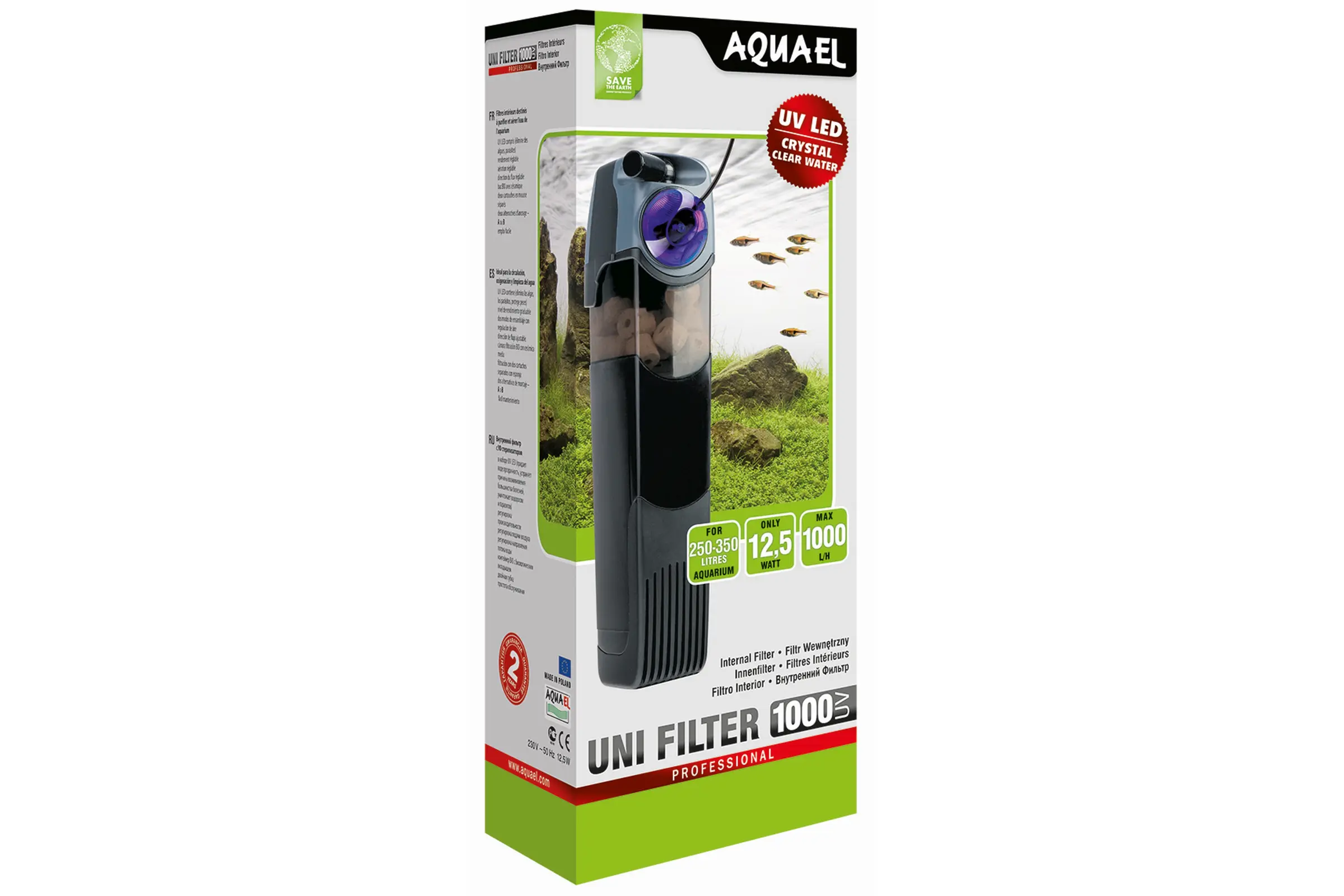 Aquael Filtre Unifilter 1000 UV Power, filtre interne