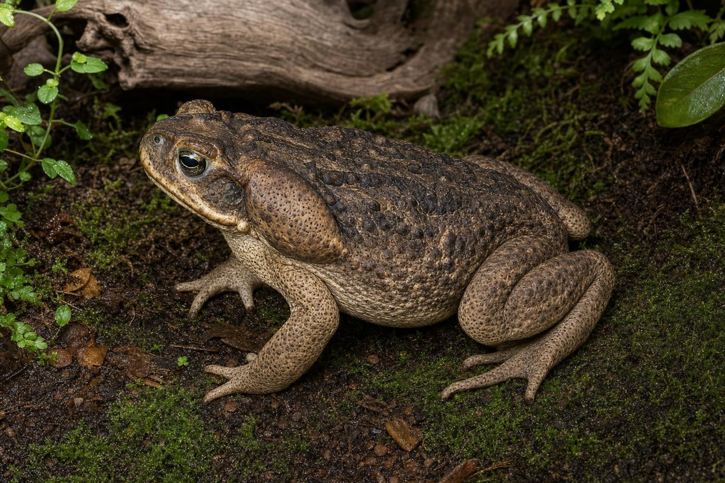 Crapaud buffle du Surinam, Bufo marinus