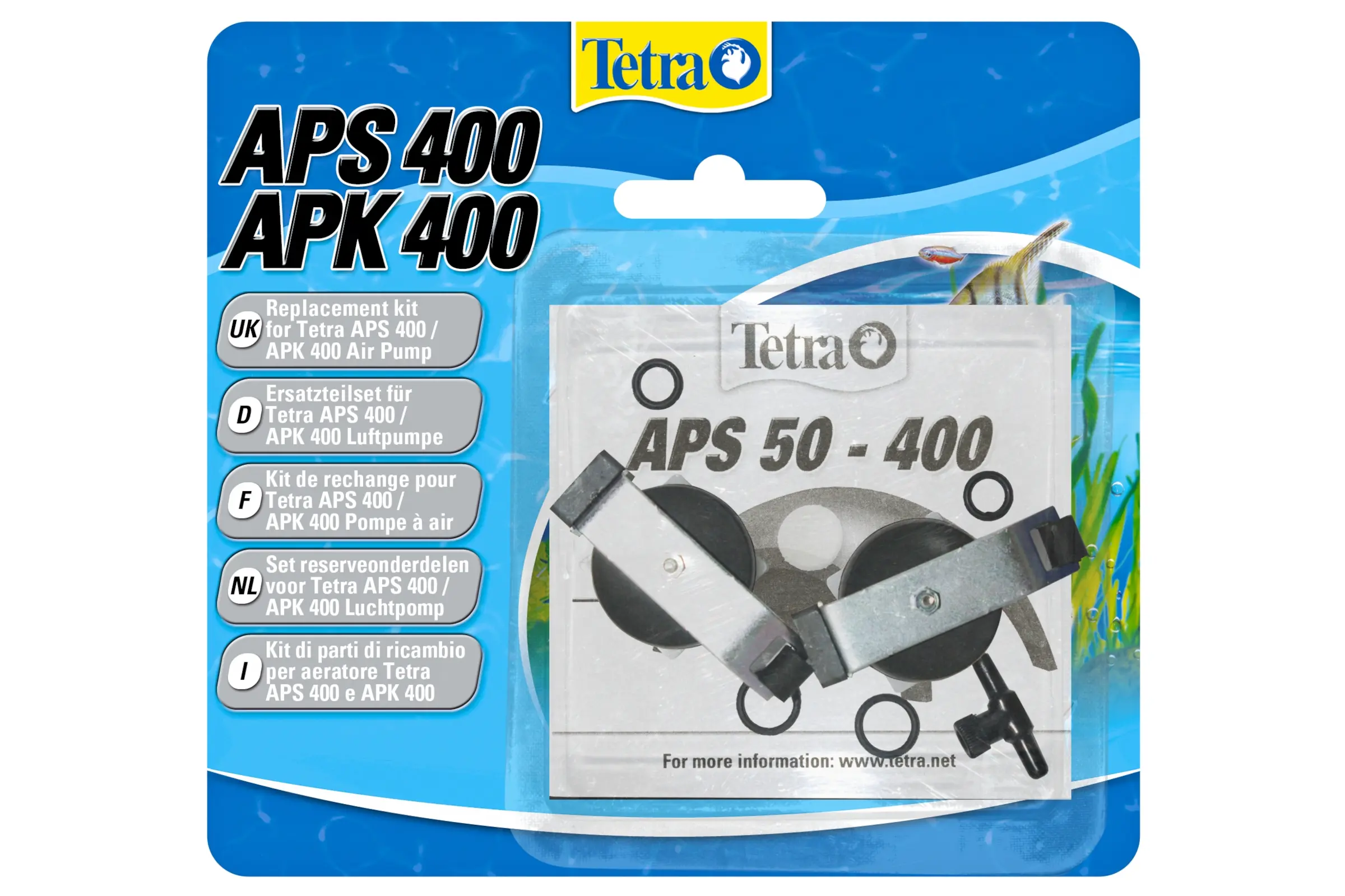 Kit de pièces de rechange Tetratec pour pompe à air APS 400