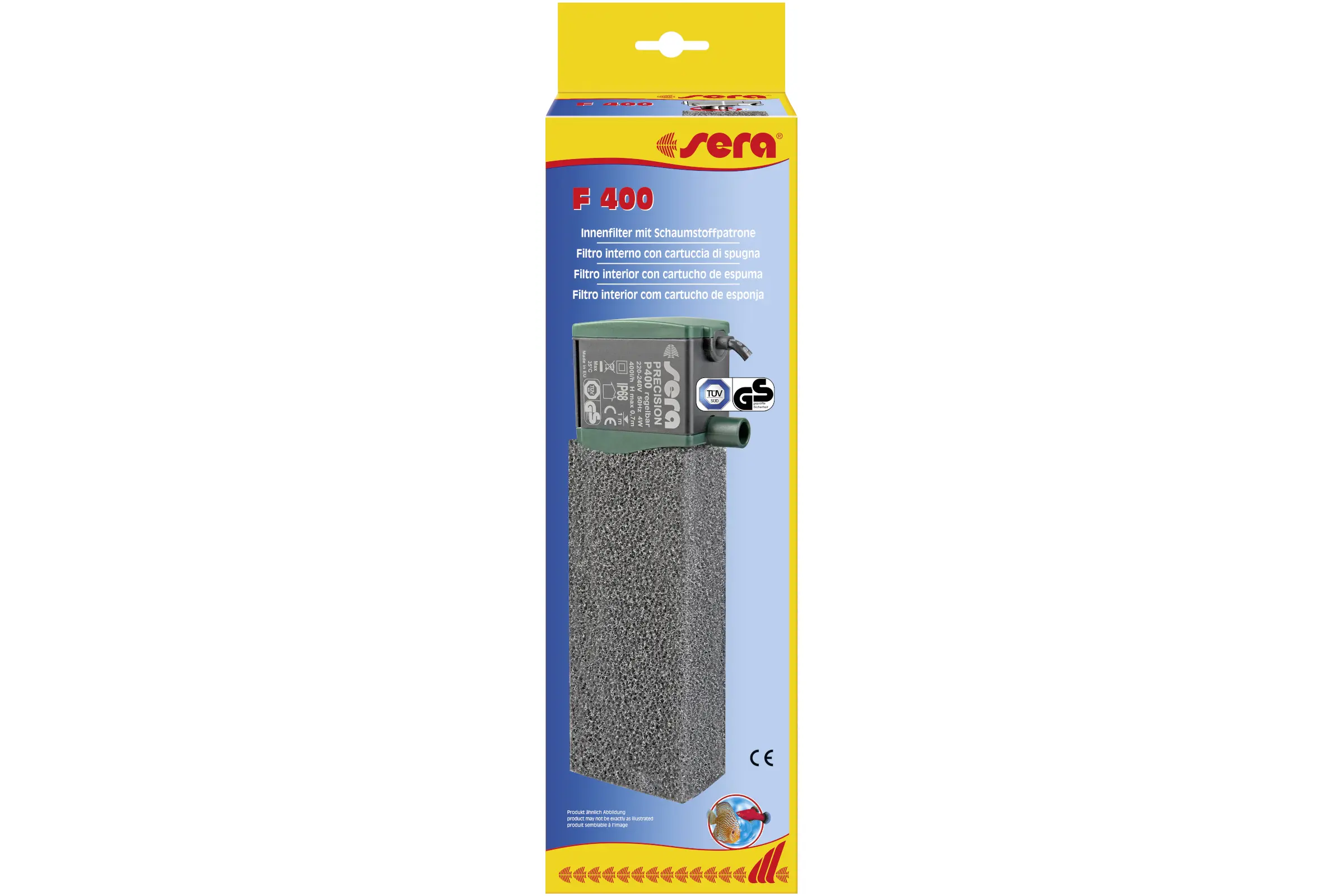 Sera filtre intérieur F400 réglable, filtre à mousse