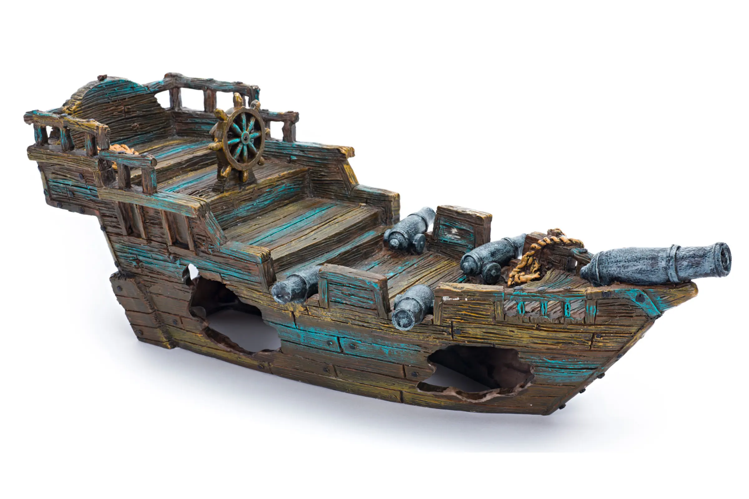 Penn-Plax épave de navire, décoration d’aquarium, petite