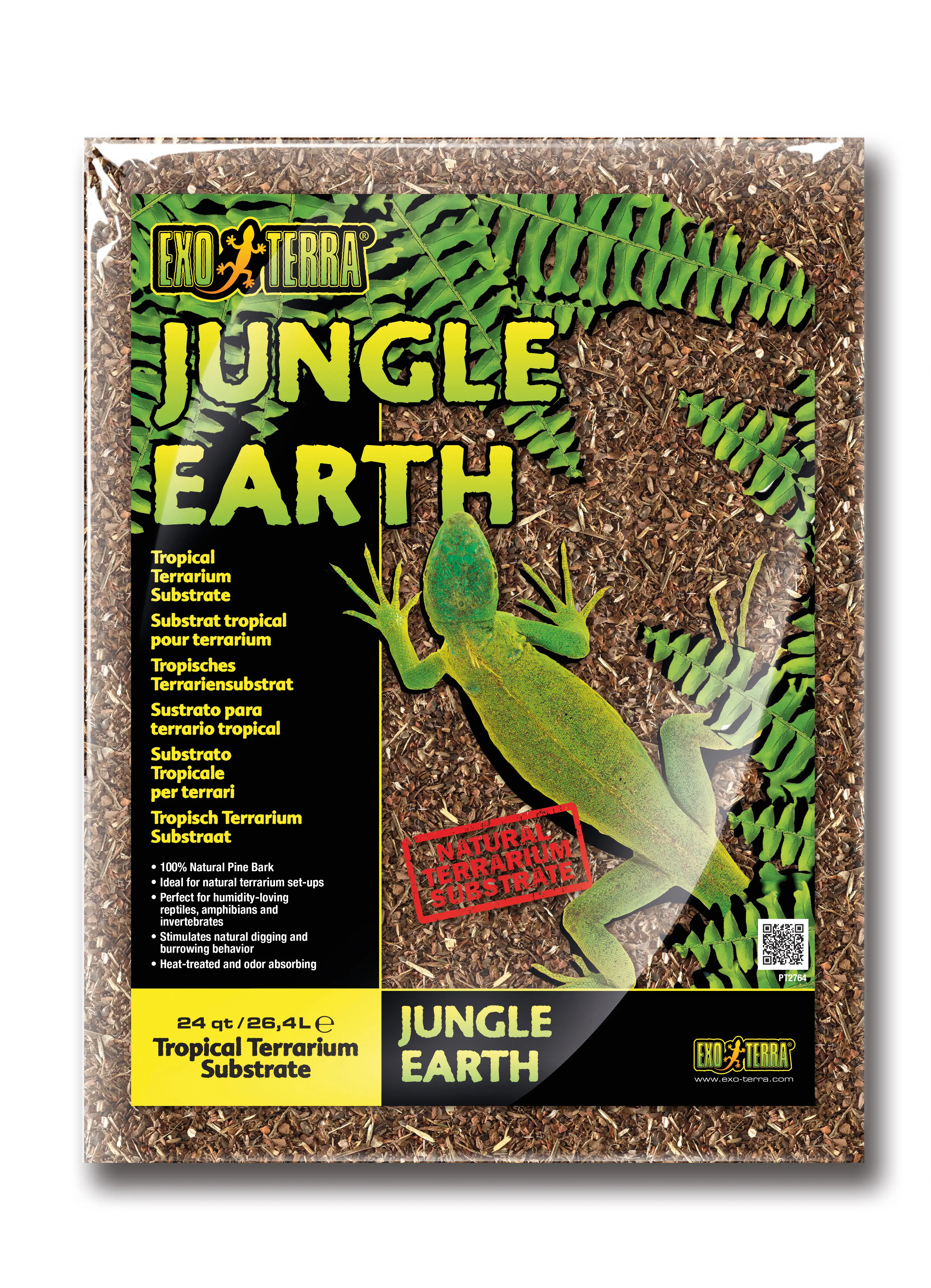 Exo Terra Substrat tropical pour terrarium Jungle Earth, 26,4 l