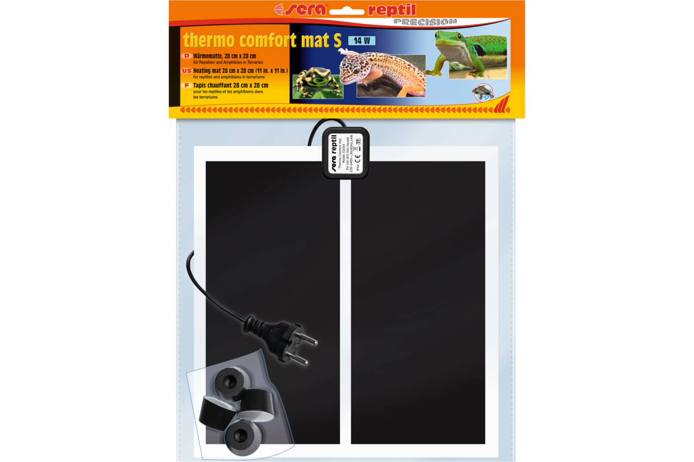 Sera reptil thermo comfort mat S / 14 W, tapis chauffant