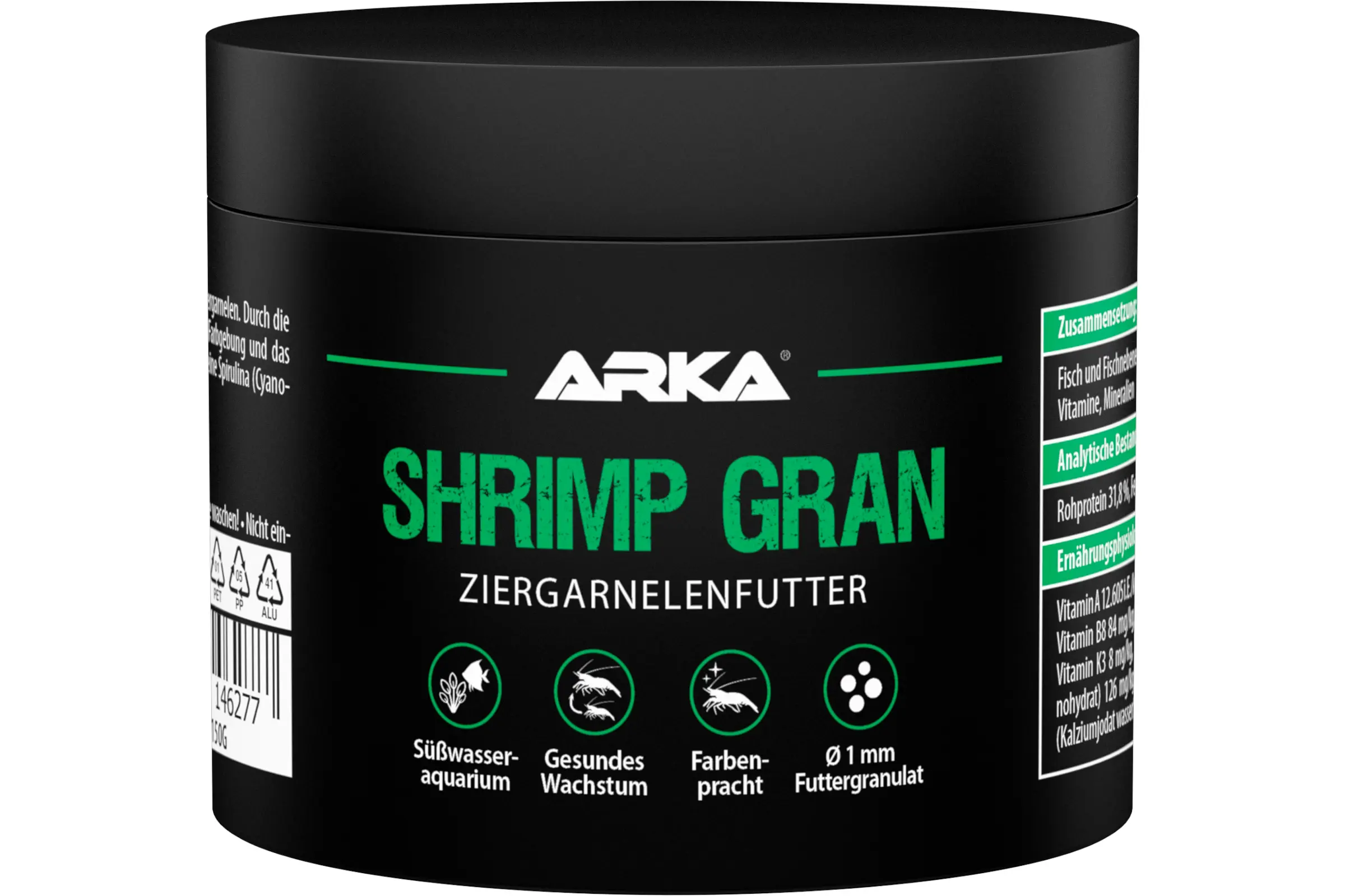 ARKA ShrimpGran, nourriture pour crevettes, 150 ml / 100 g