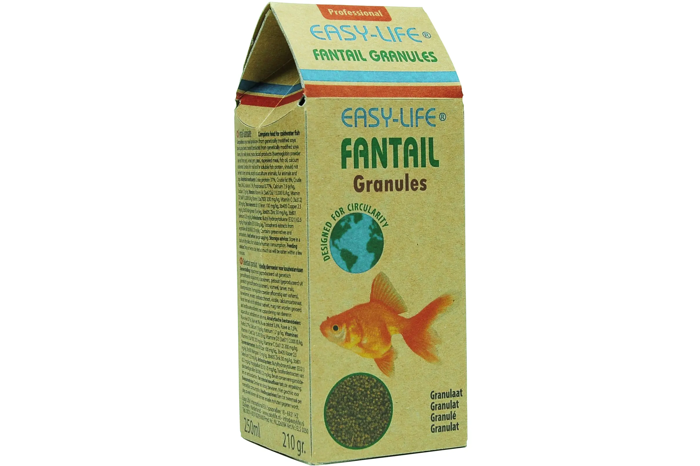 Easy-Life Fantail, granulés pour poissons rouges voile de Chine, 250 ml