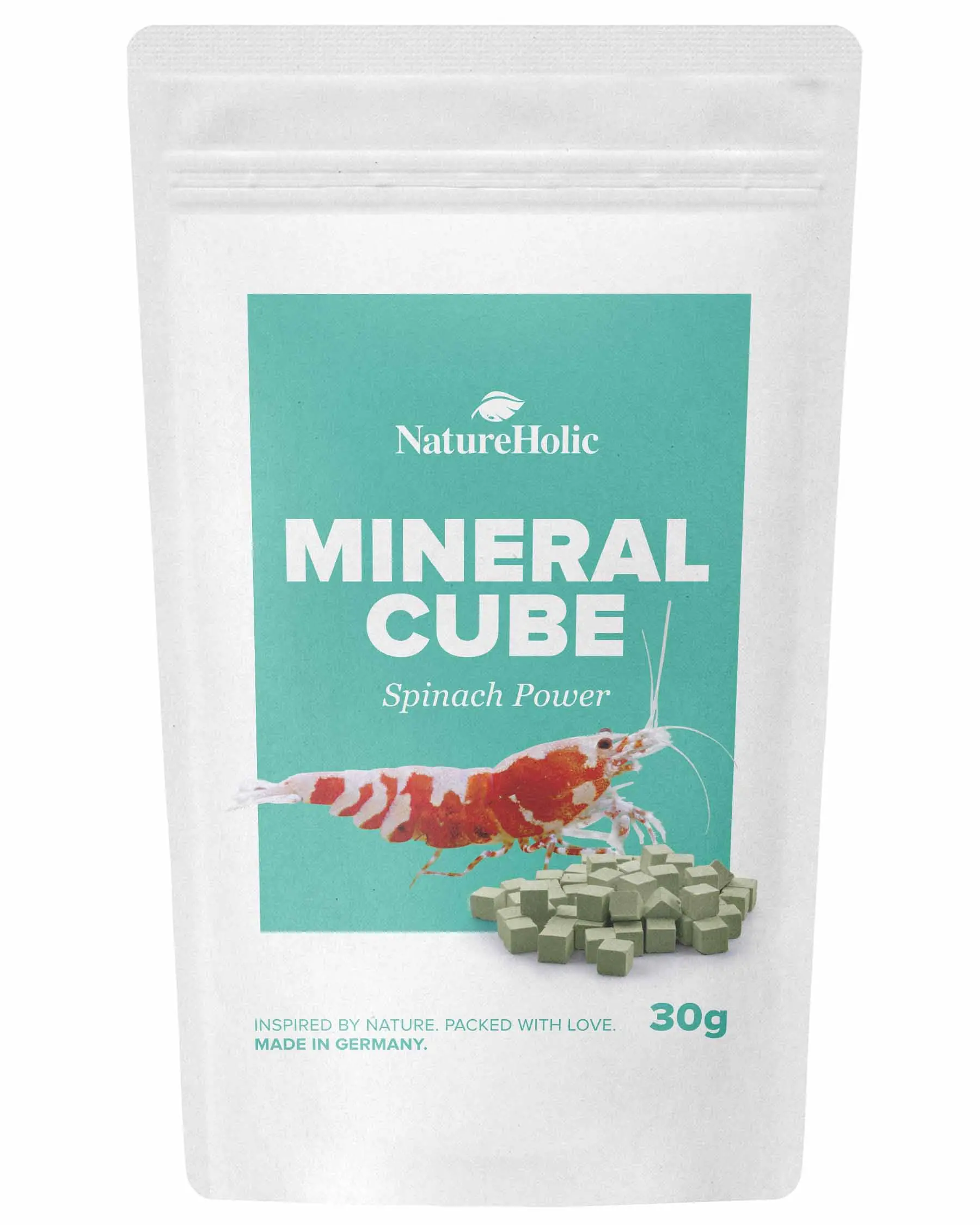 NatureHolic MineralCube Spinat Power, aliment minéral, 30 g