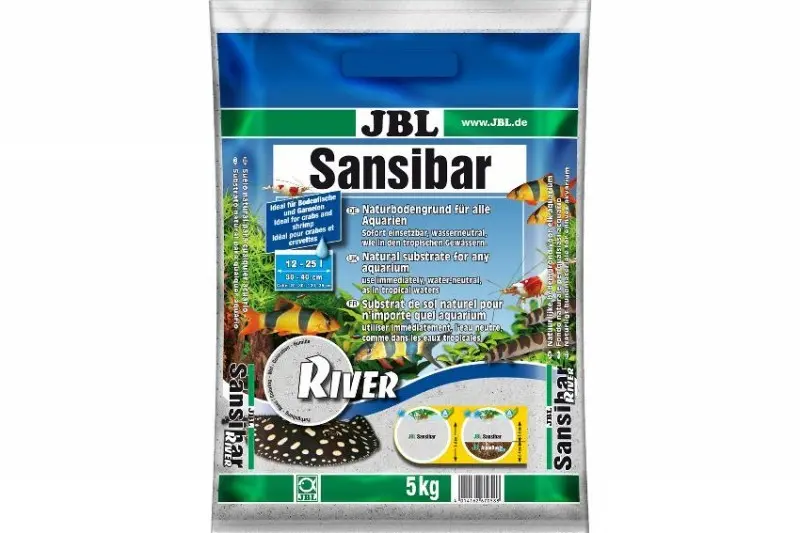 JBL Sansibar River, gravier naturel pour aquarium, 5 kg