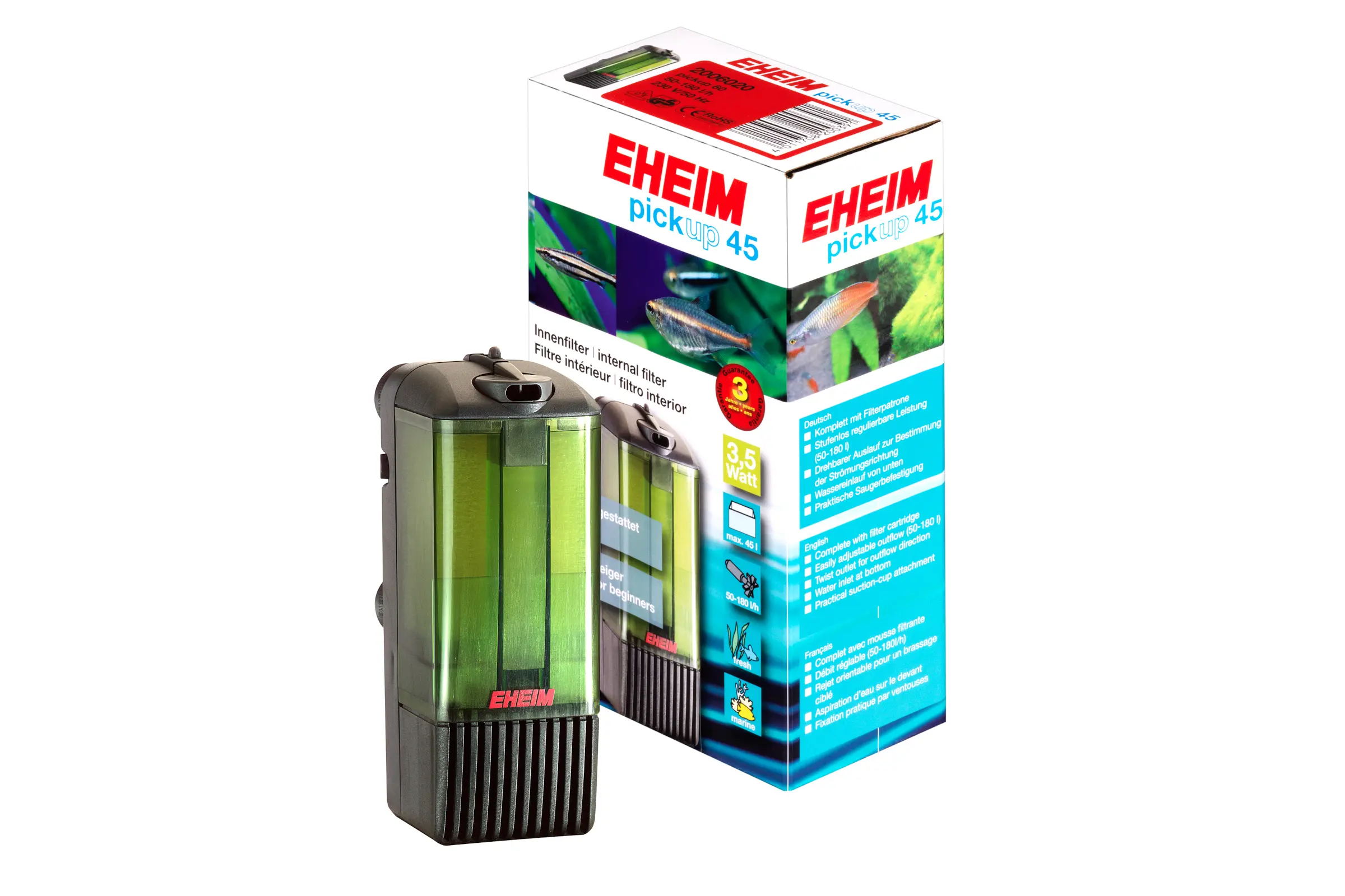 Eheim pickUp 45, filtre intérieur