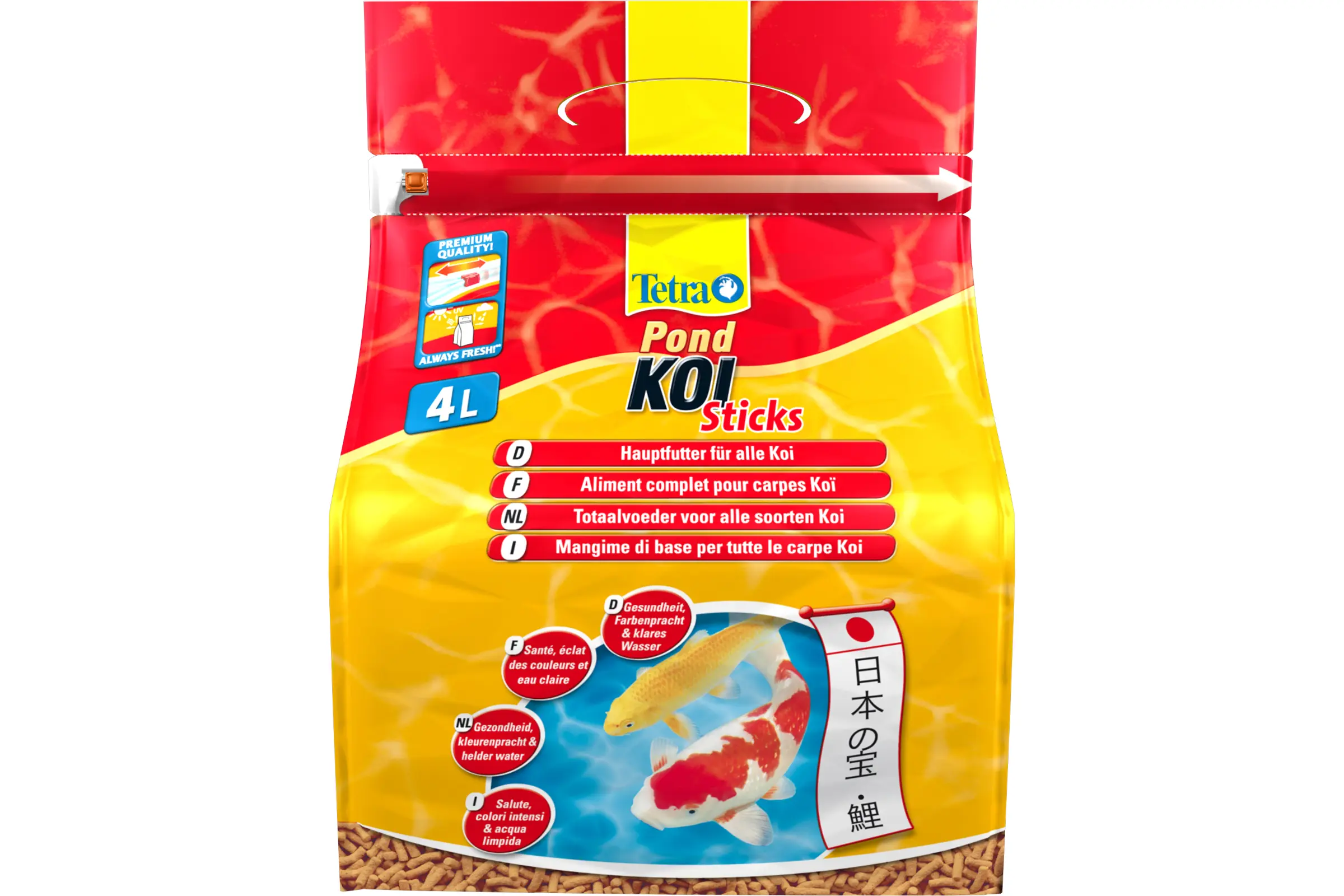 Tetra Pond Koi Sticks, sticks pour bassin, 4 litres