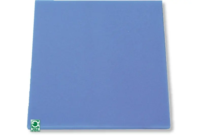 JBL Mousse filtrante bleue fine, 50 x 50 x 10 cm