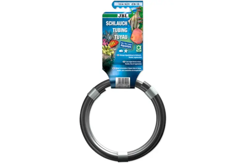 Tuyau d’aquarium JBL 19/27, gris, 2,5 mètres