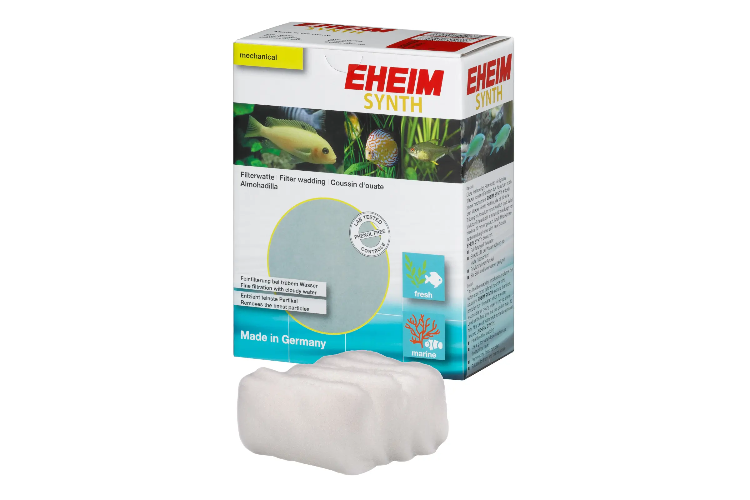 Eheim Synth ouate filtrante 1 l ou 2 l