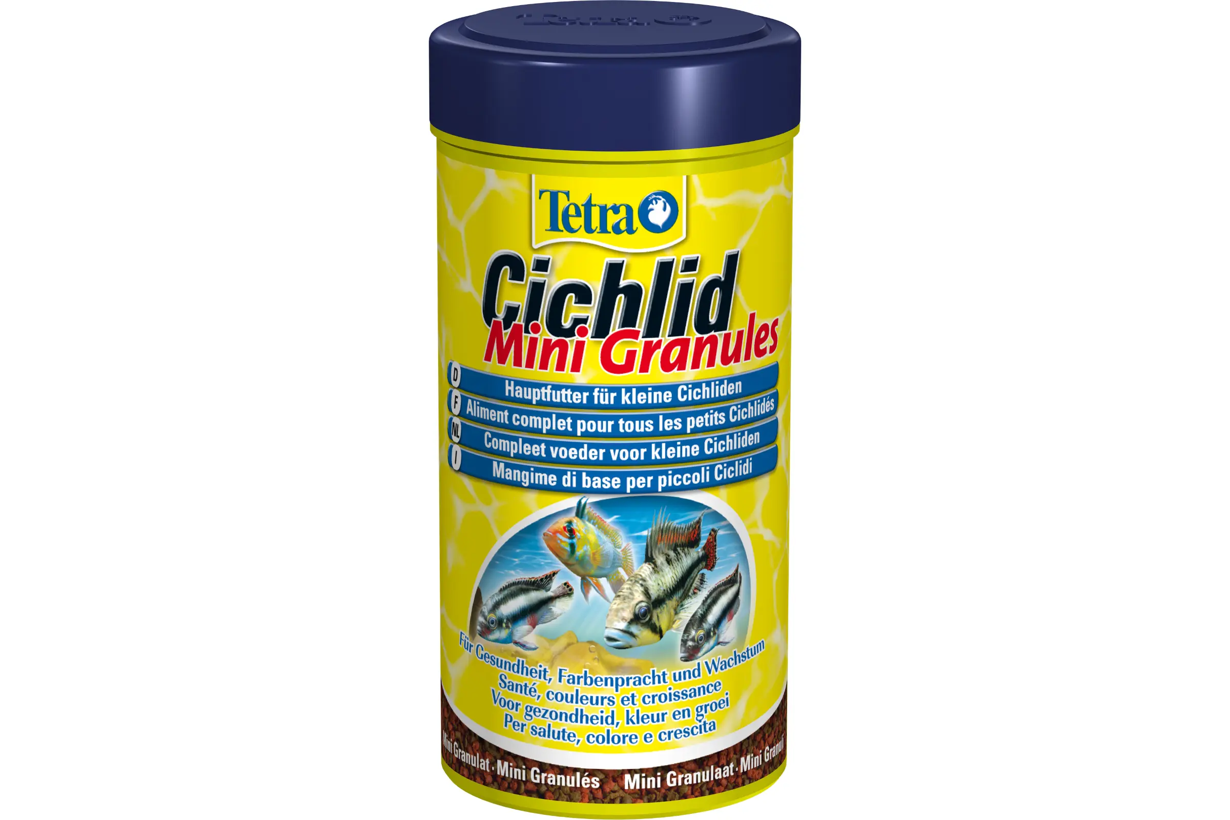 Tetra Cichlid Mini Granules, aliment principal, 250 ml