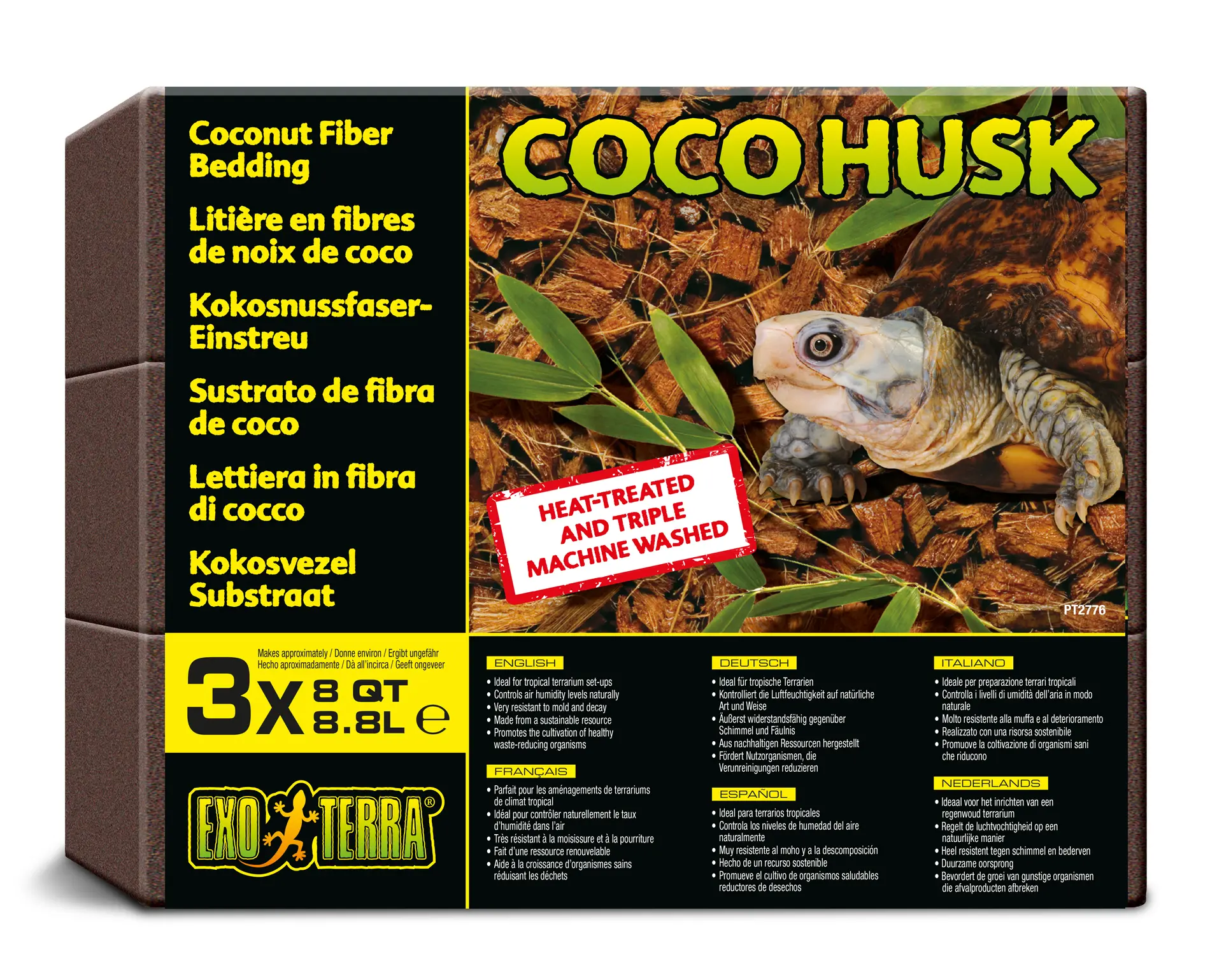Exo Terra Copeaux de coco lot de 3