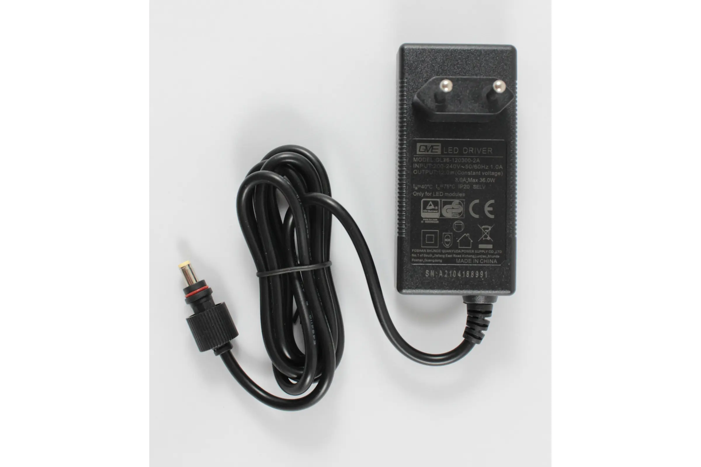 Alimentation Chihiros 12 V – 3 A, A 201–501, B 20–60, C 201–361
