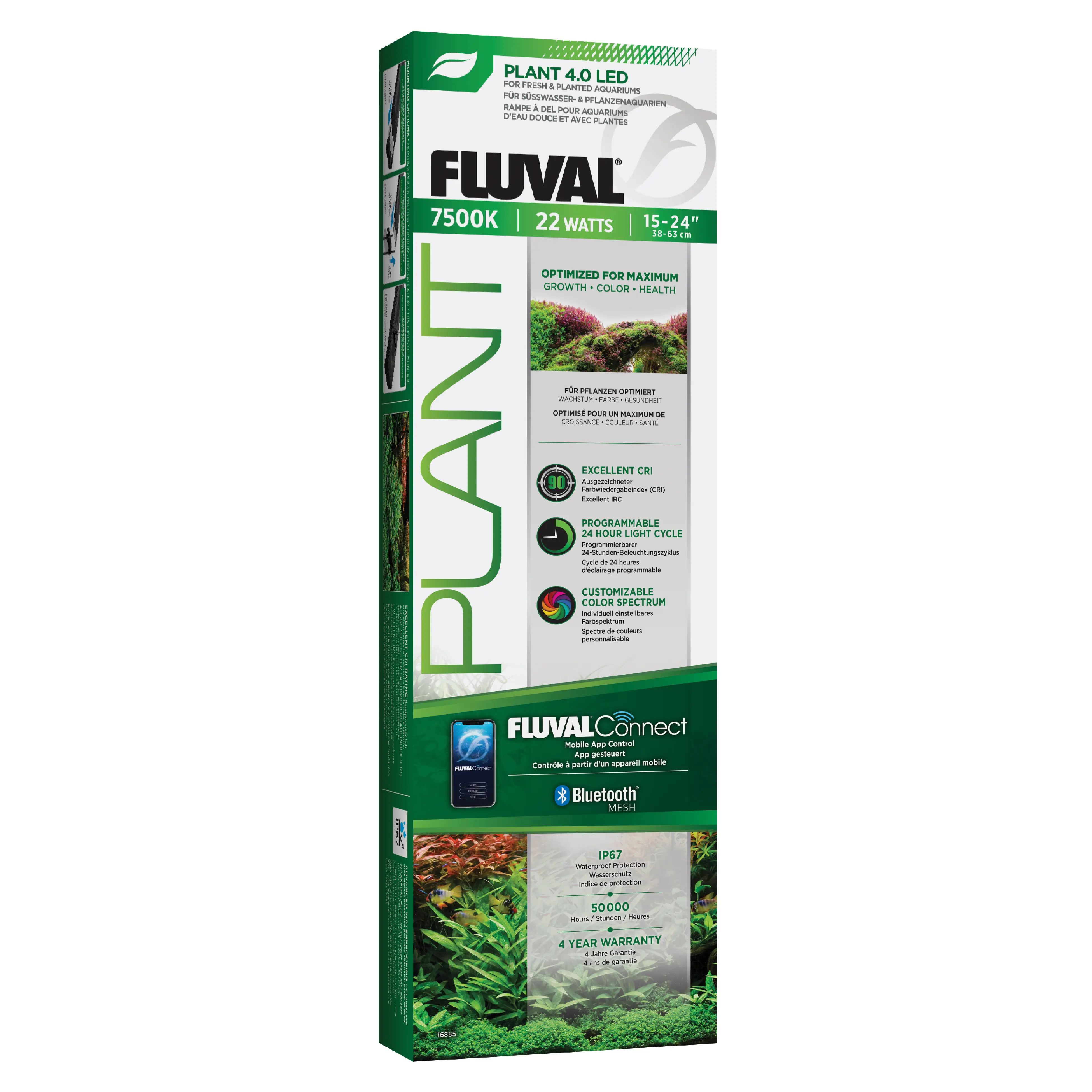 Fluval Plant 4.0 LED, 22 W, 38,4-63 cm
