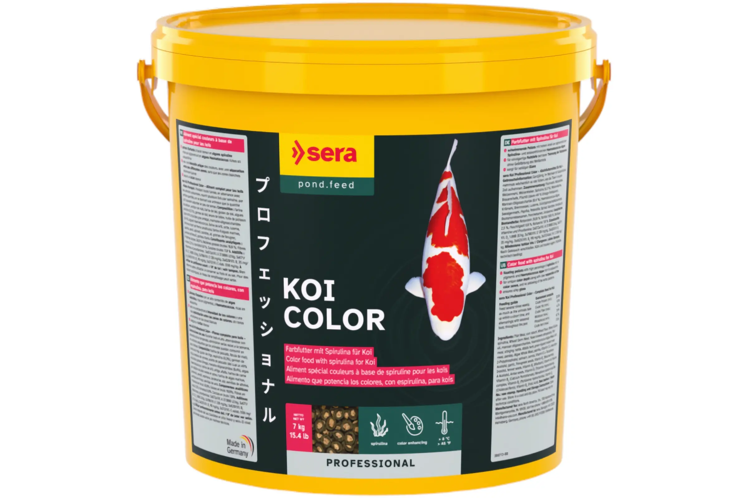 Sera Koi Professional Color, aliment pour koïs, 21 L (7 kg)