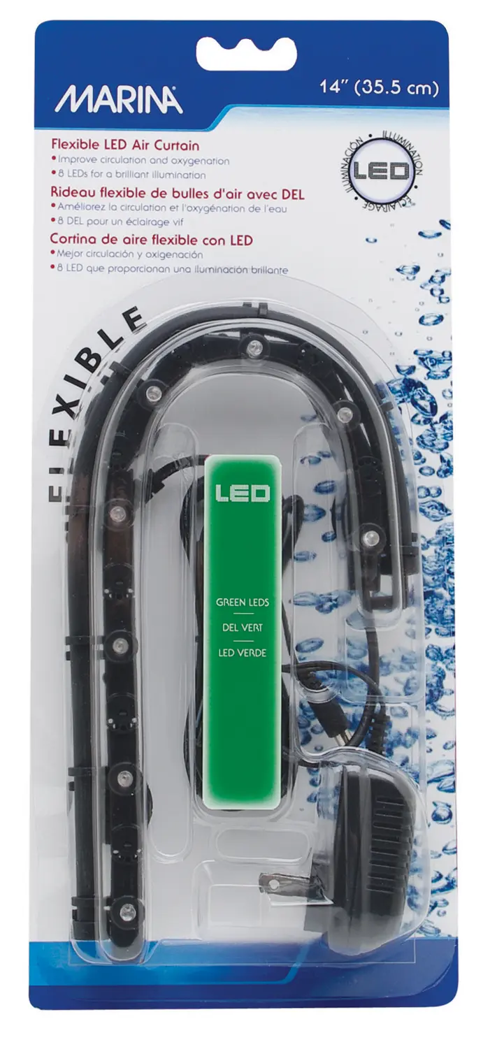 Marina Rideau LED Flex vert 35,5 cm