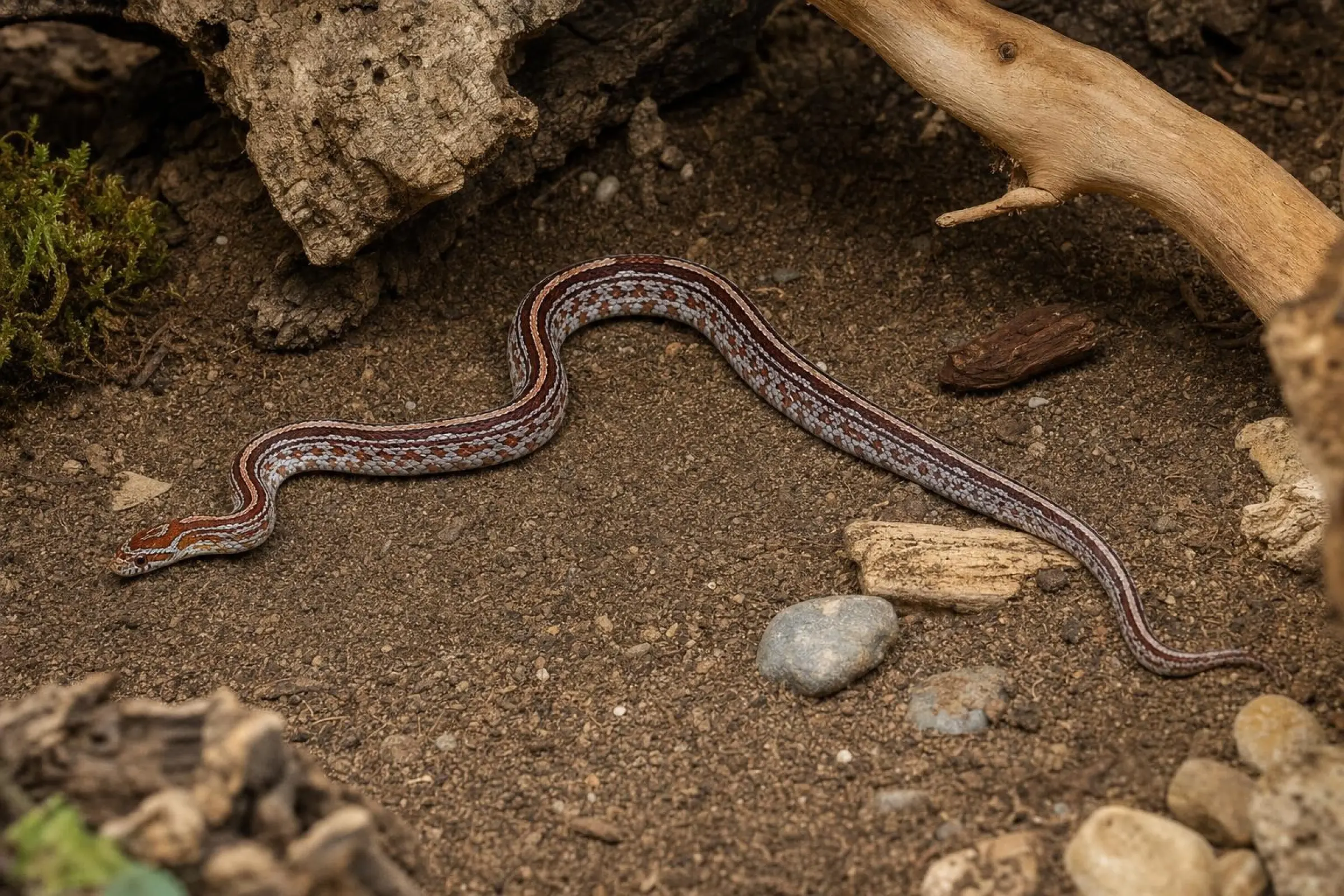 Serpent des blés Tessera, Pantherophis guttatus