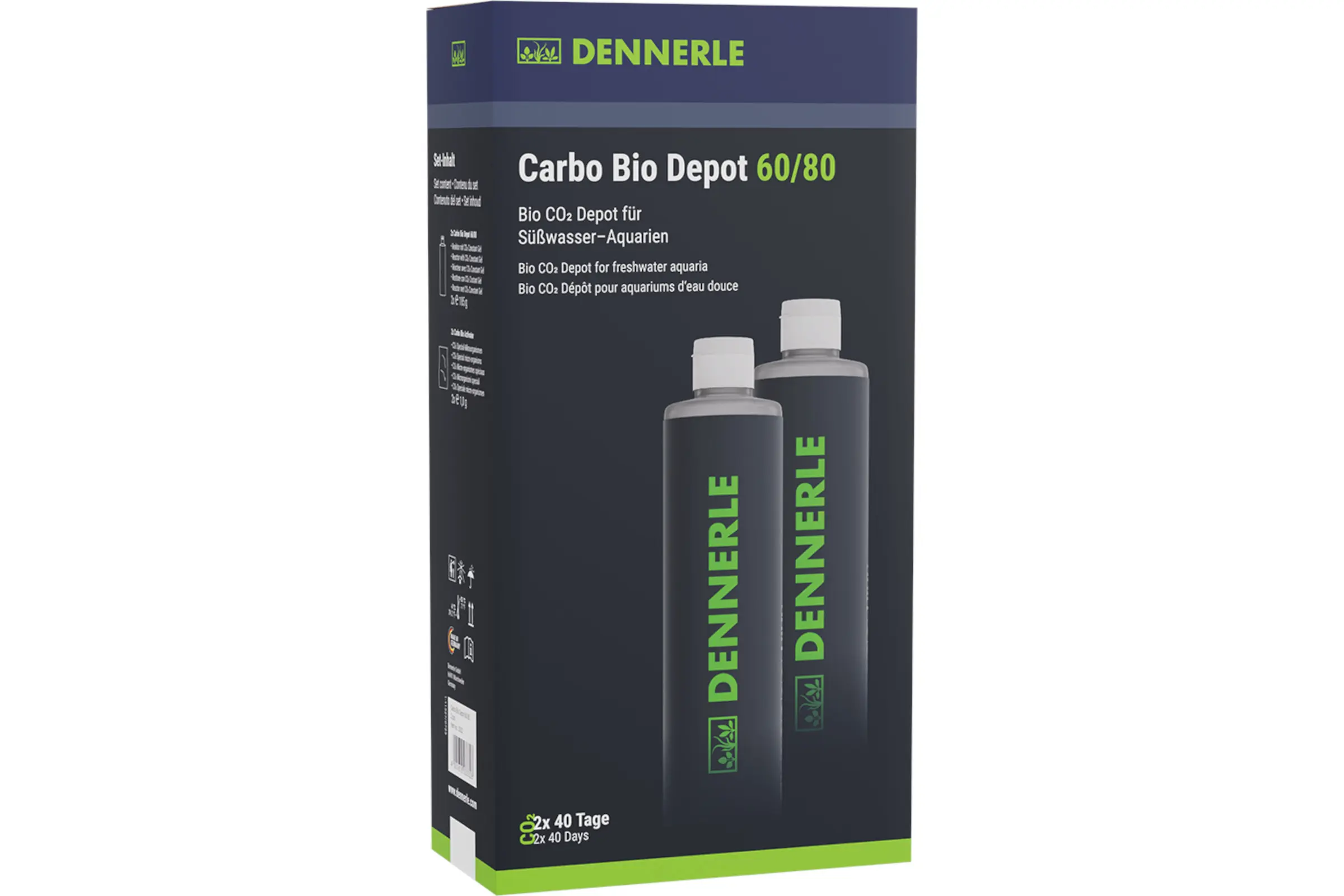 Dennerle Carbo Bio Depot 60/80, pack de recharge 2 pcs
