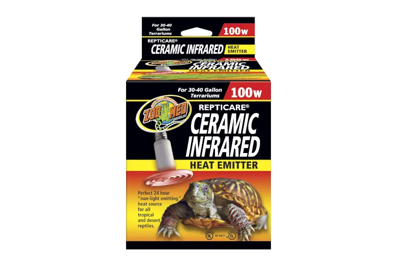 Zoomed Émetteur de chaleur en céramique, rayonnement infrarouge, 100 W