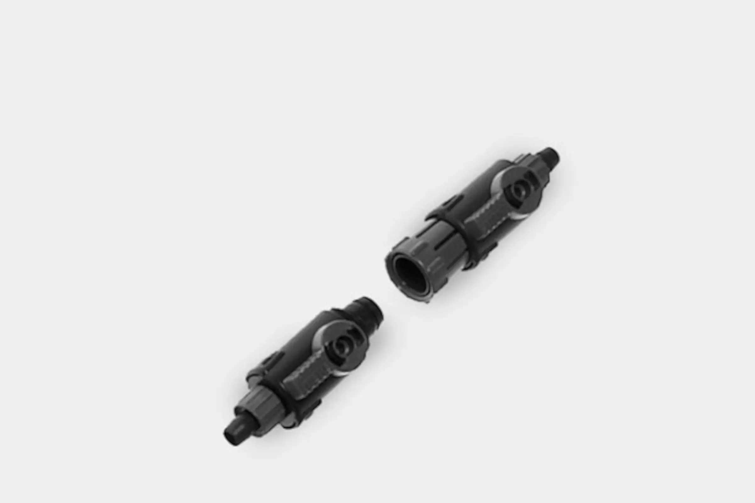 Eheim double robinet avec raccord à déconnexion rapide 9/12 mm