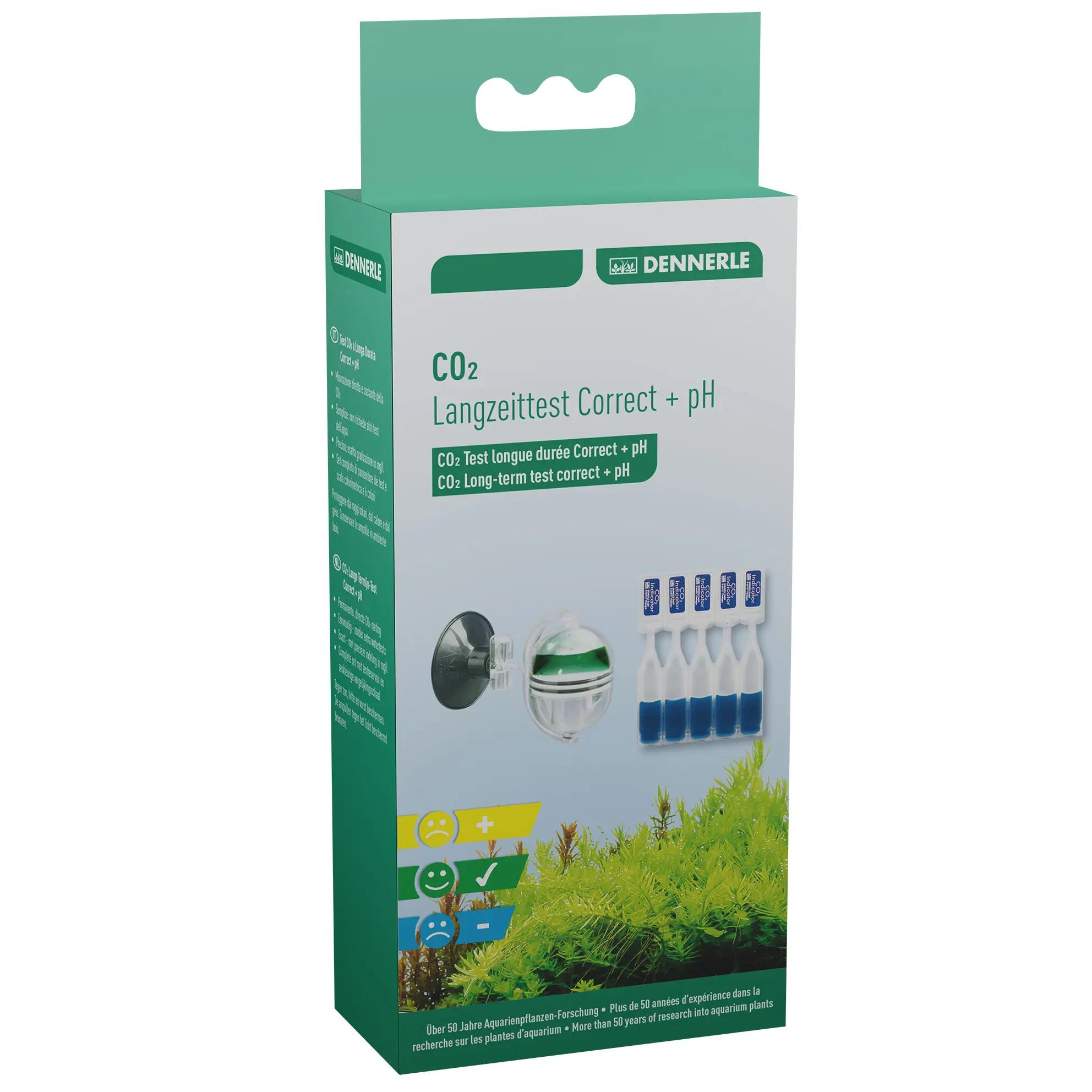 Dennerle Profi-Line CO² Test longue durée Correct + pH