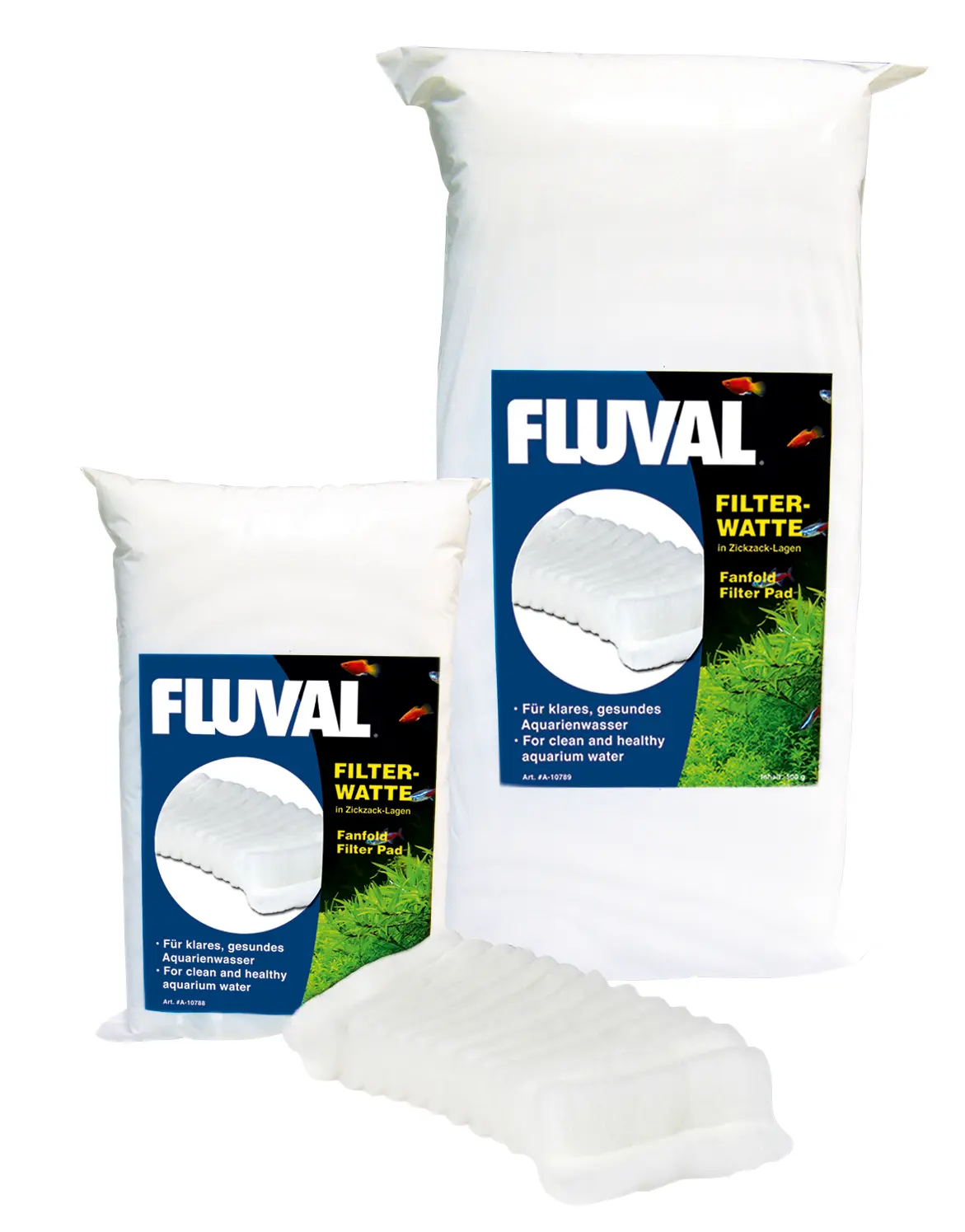 Ouate filtrante Fluval en sachet polyéthylène 100 g
