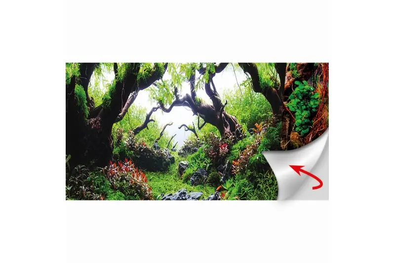 Découpe de fond photo Hobby Green Dream/Wooden Sky, 60 cm x 30 cm