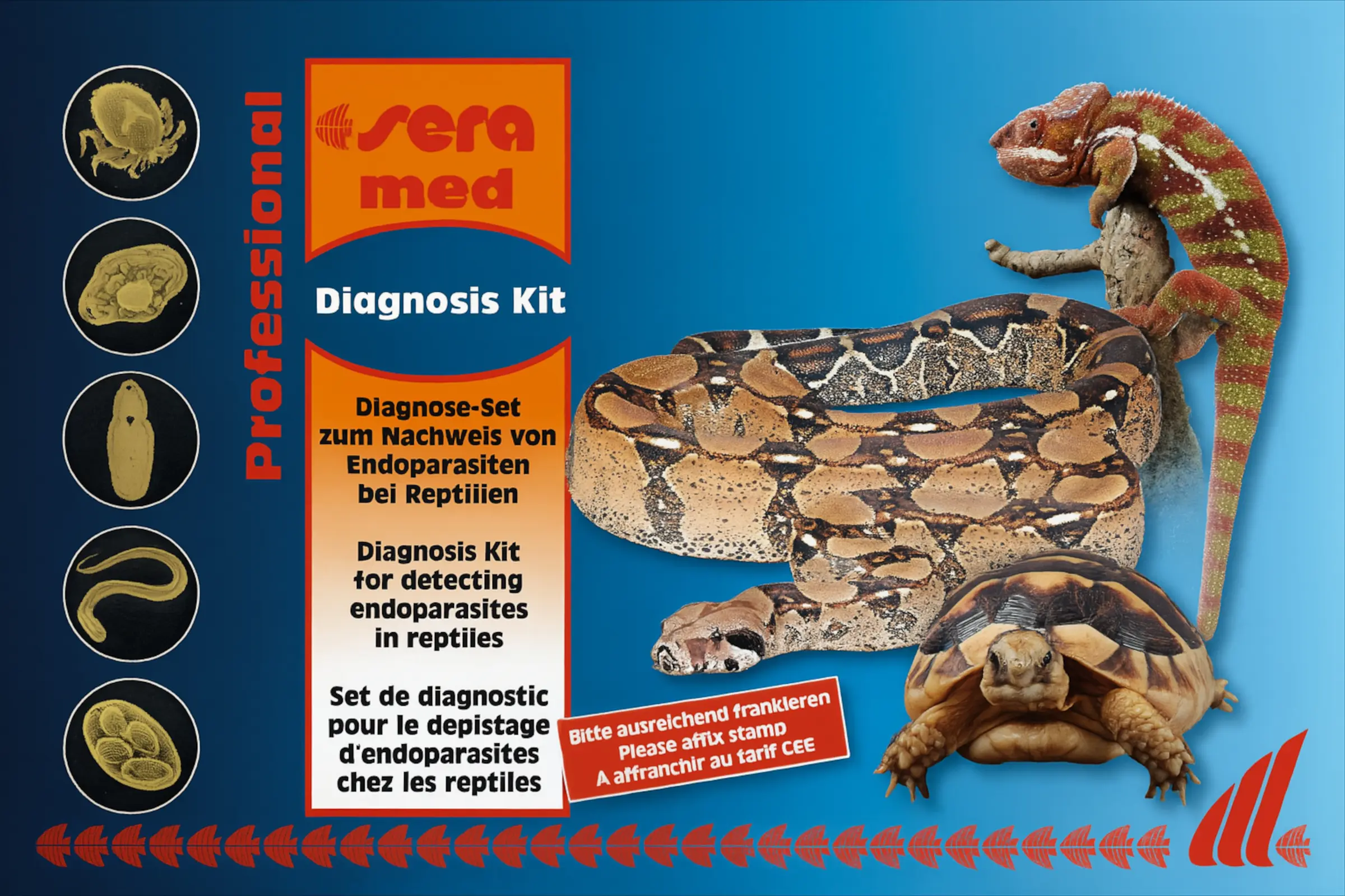 Sera med Kit de diagnostic professionnel pour reptiles