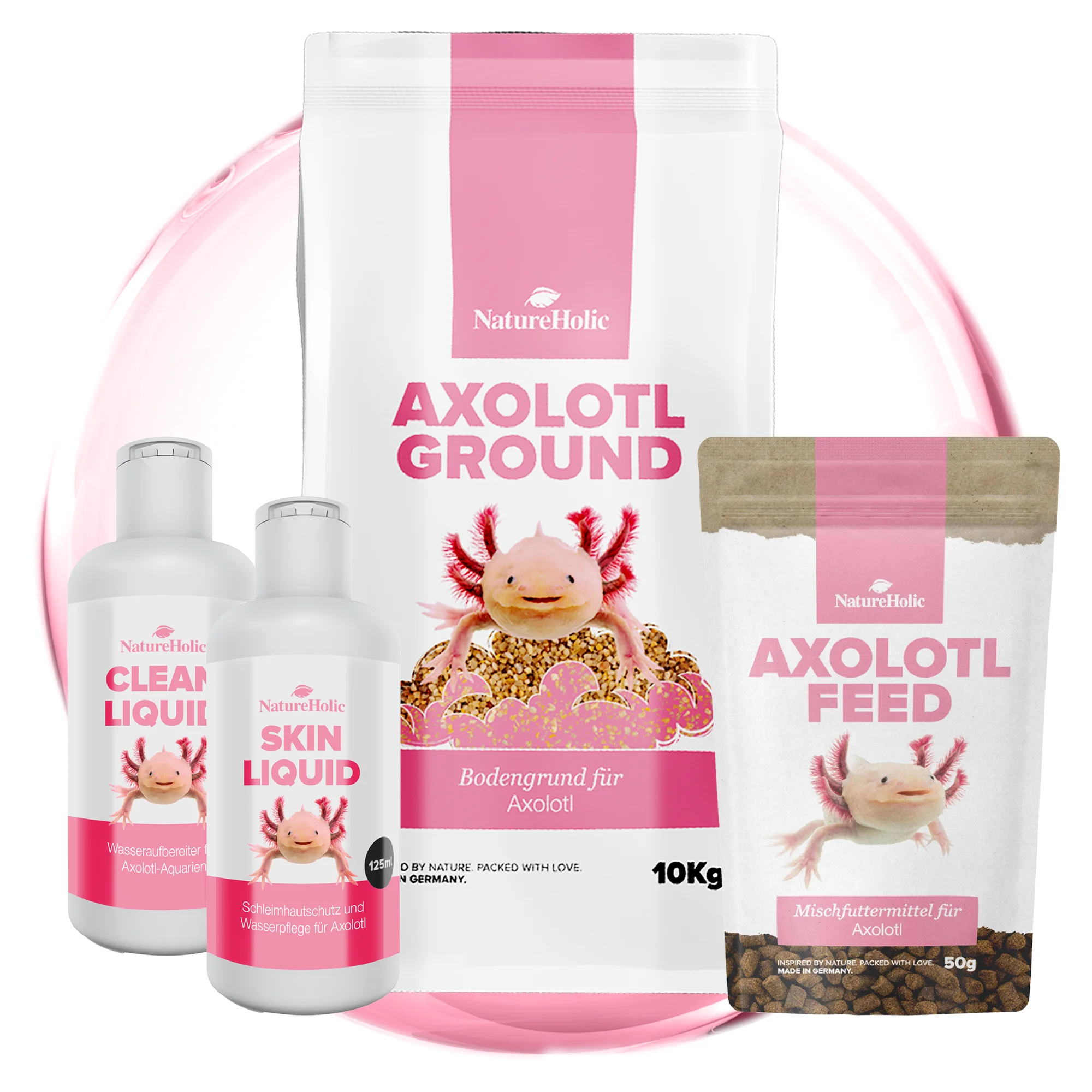 NatureHolic Pack sérénité totale pour axolotls