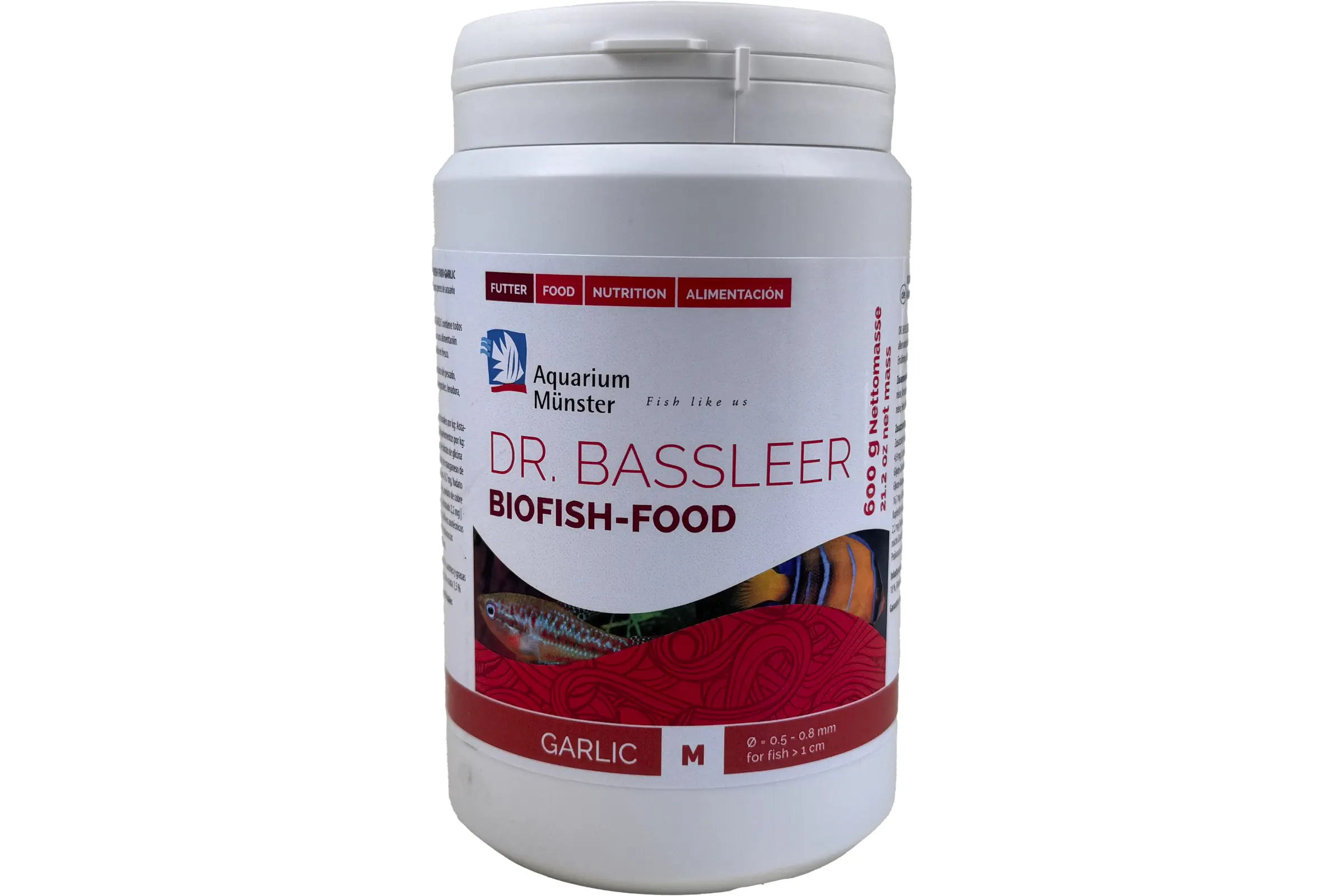 Dose Dr. Bassleer Biofish-Food Garlic Fischfutter