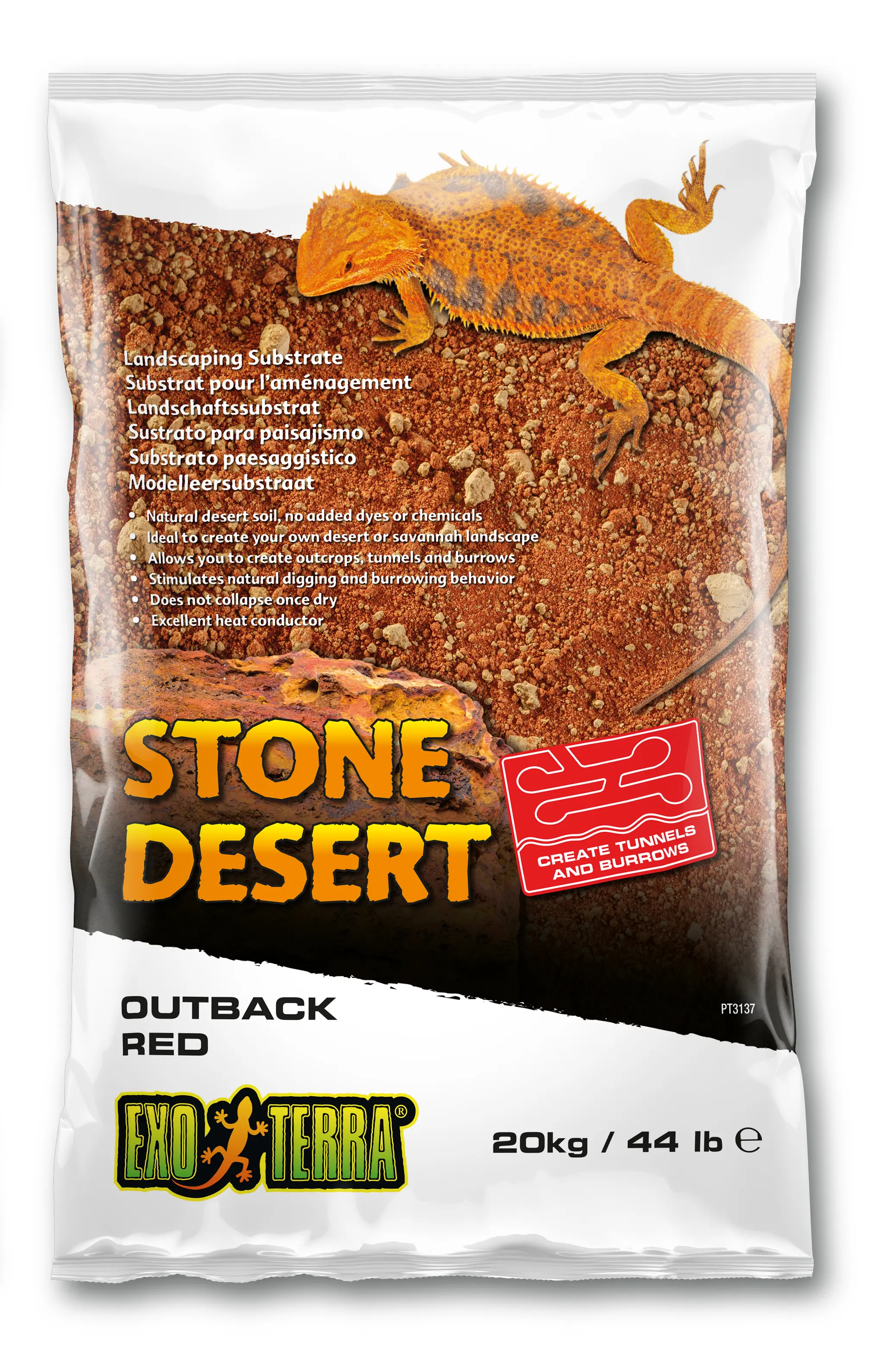 Exo Terra Outback Red Stone Desert 20 kg