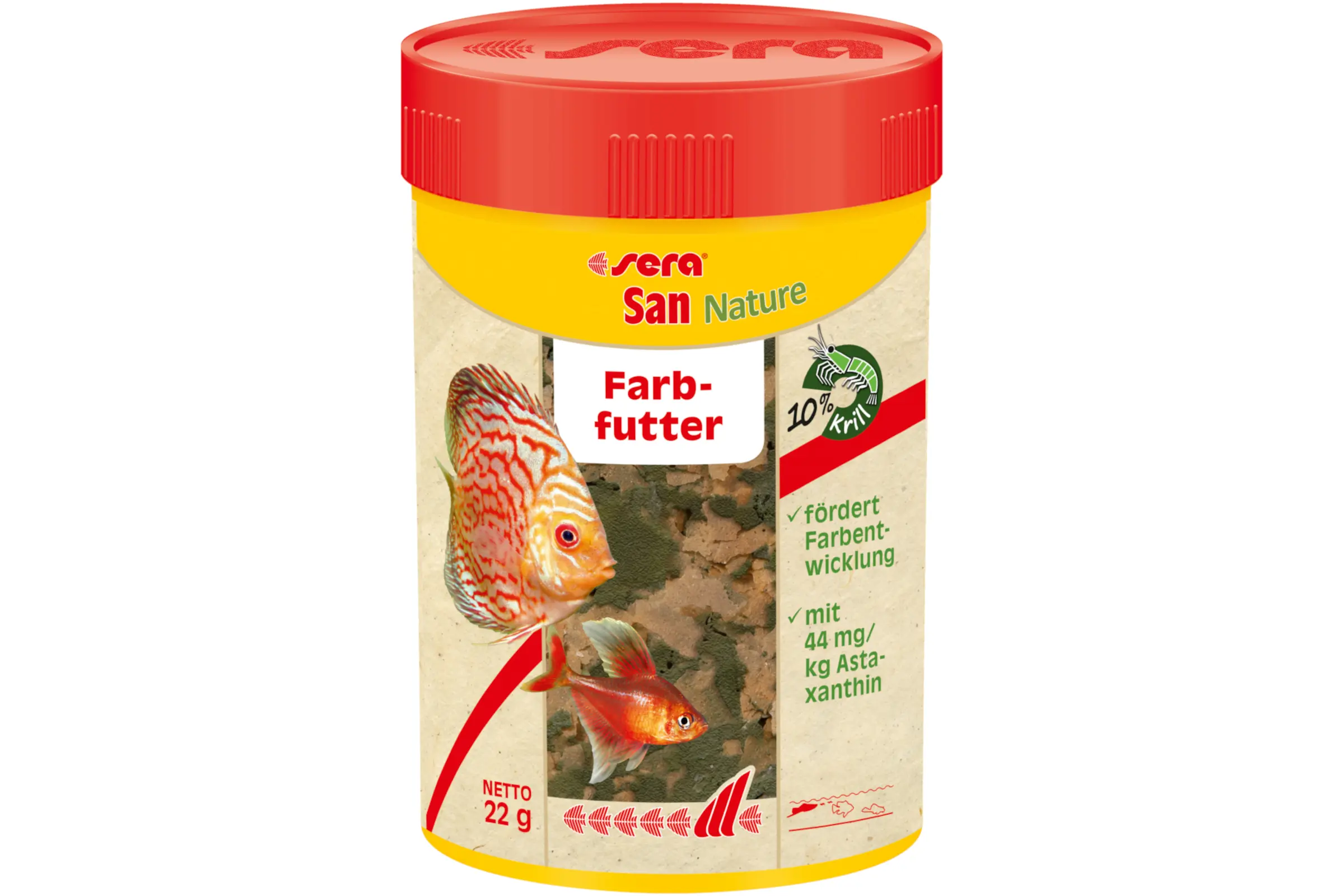 Sera San Color, flocons d’aliment principal, 100 ml