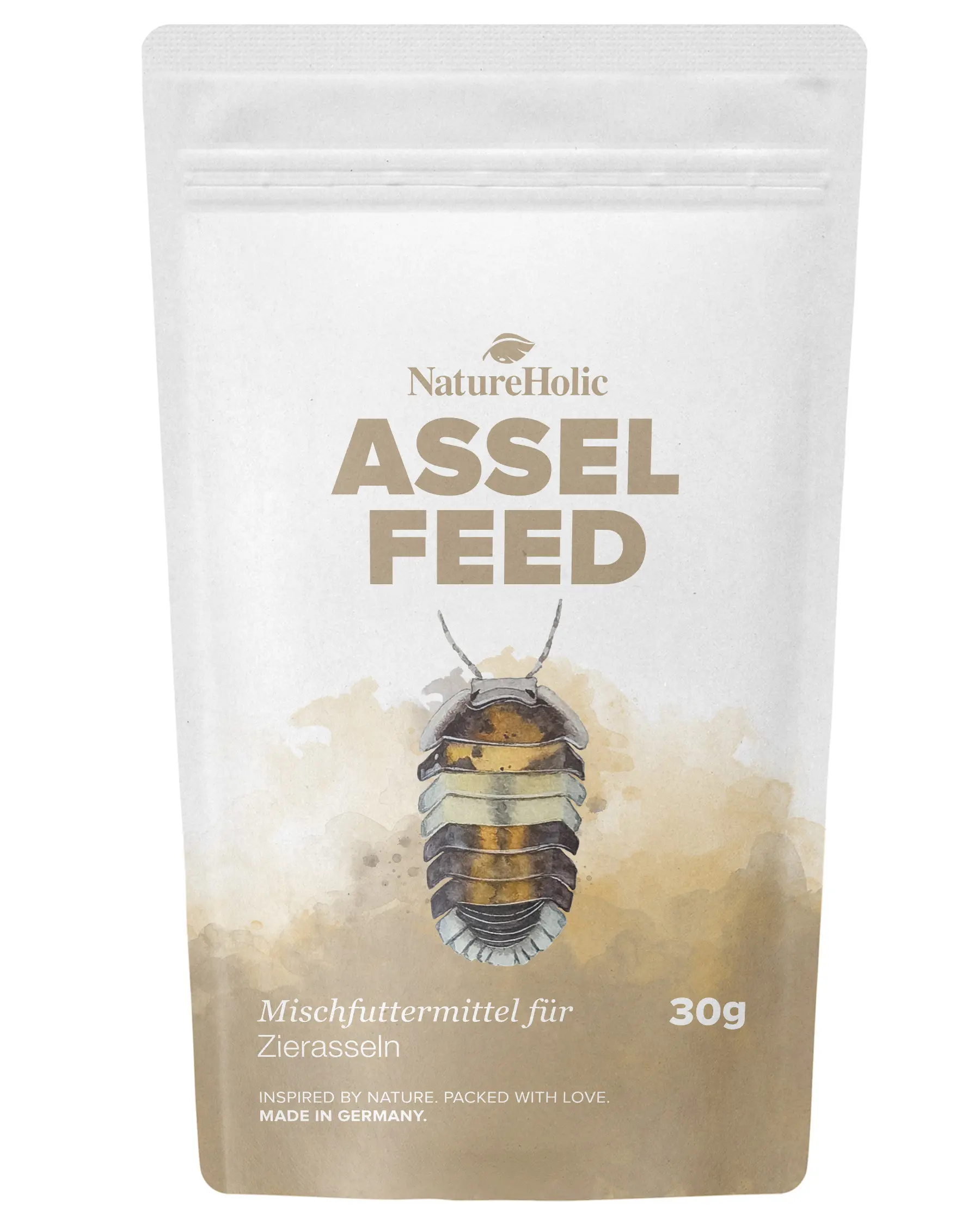 NatureHolic AsselFeed, aliment composé pour cloportes, 30 g