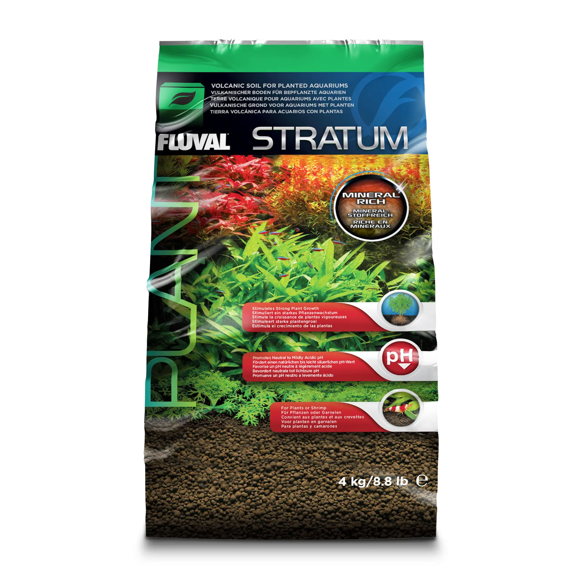 Fluval Stratum pour plantes et crevettes 4 kg