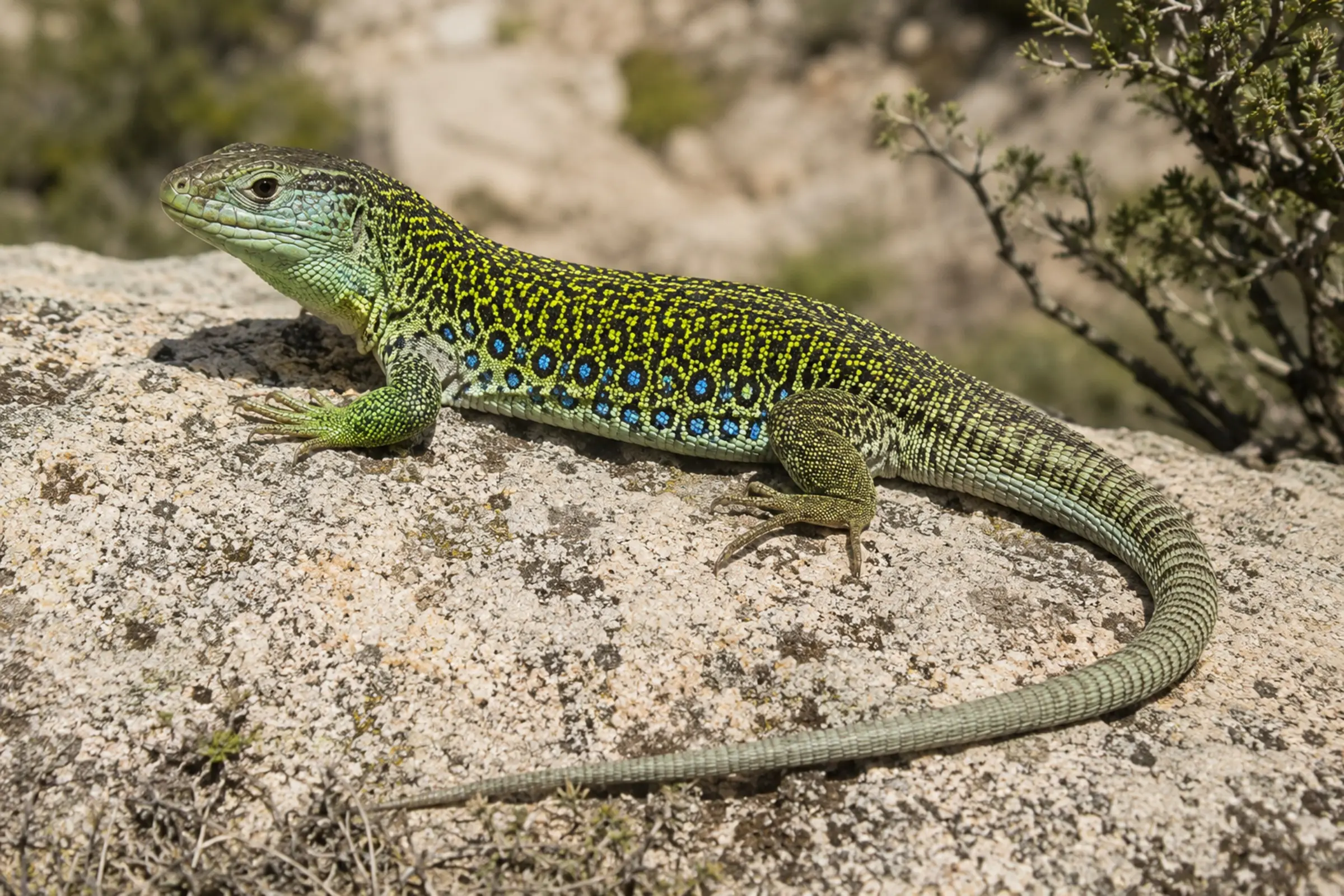 Lézard ocellé, Timon lepidus