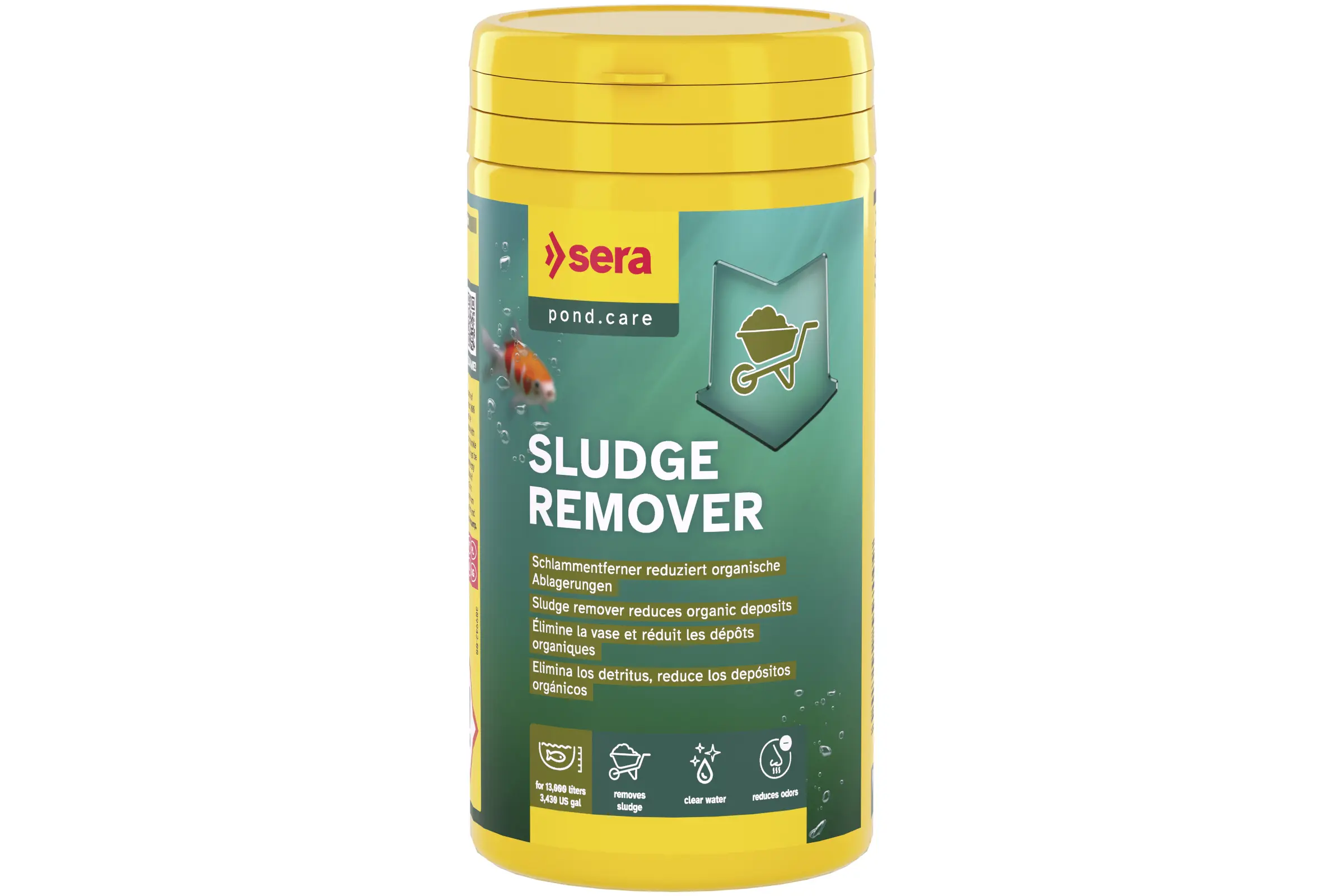 Sera pond Sludge Remover, éliminateur de boues de bassin, en 500 ml et 2,5 litres