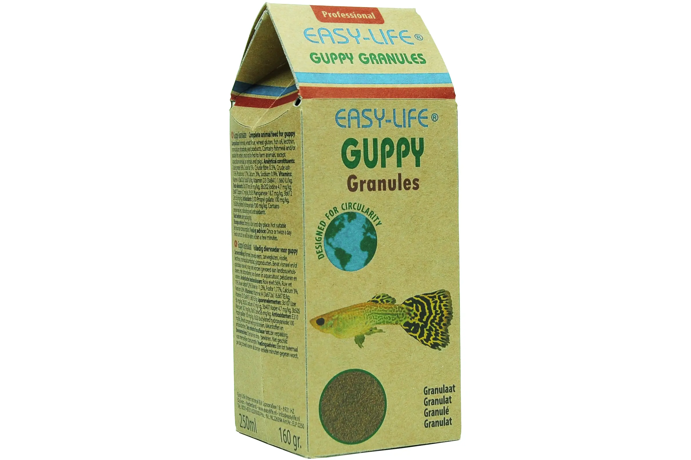 Easy-Life Guppy, granulés alimentaires, 250 ml