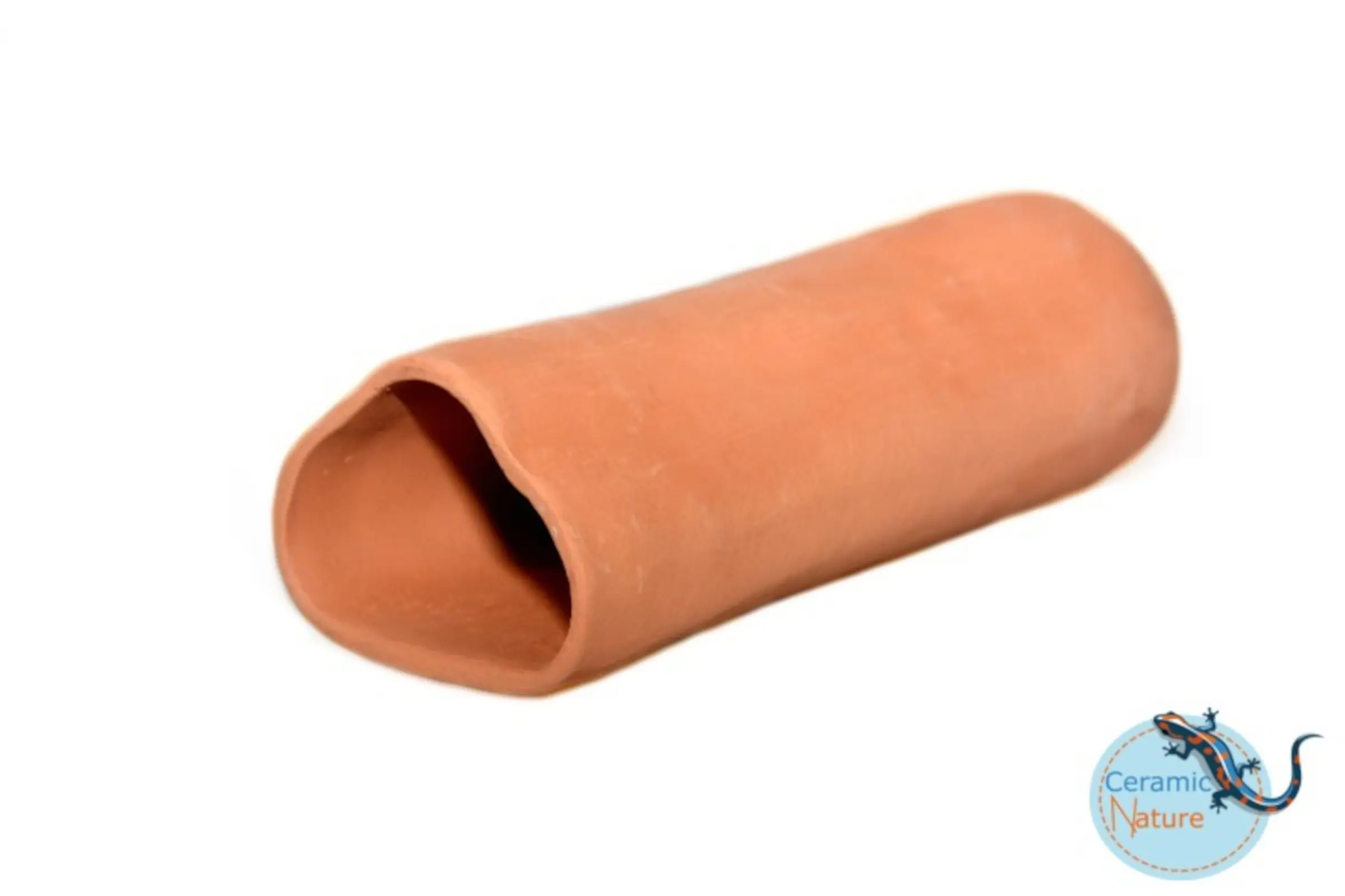 CeramicNature Grotte triangulaire, grande – rouge, env. 16,5 × 6 × 4,55 cm
