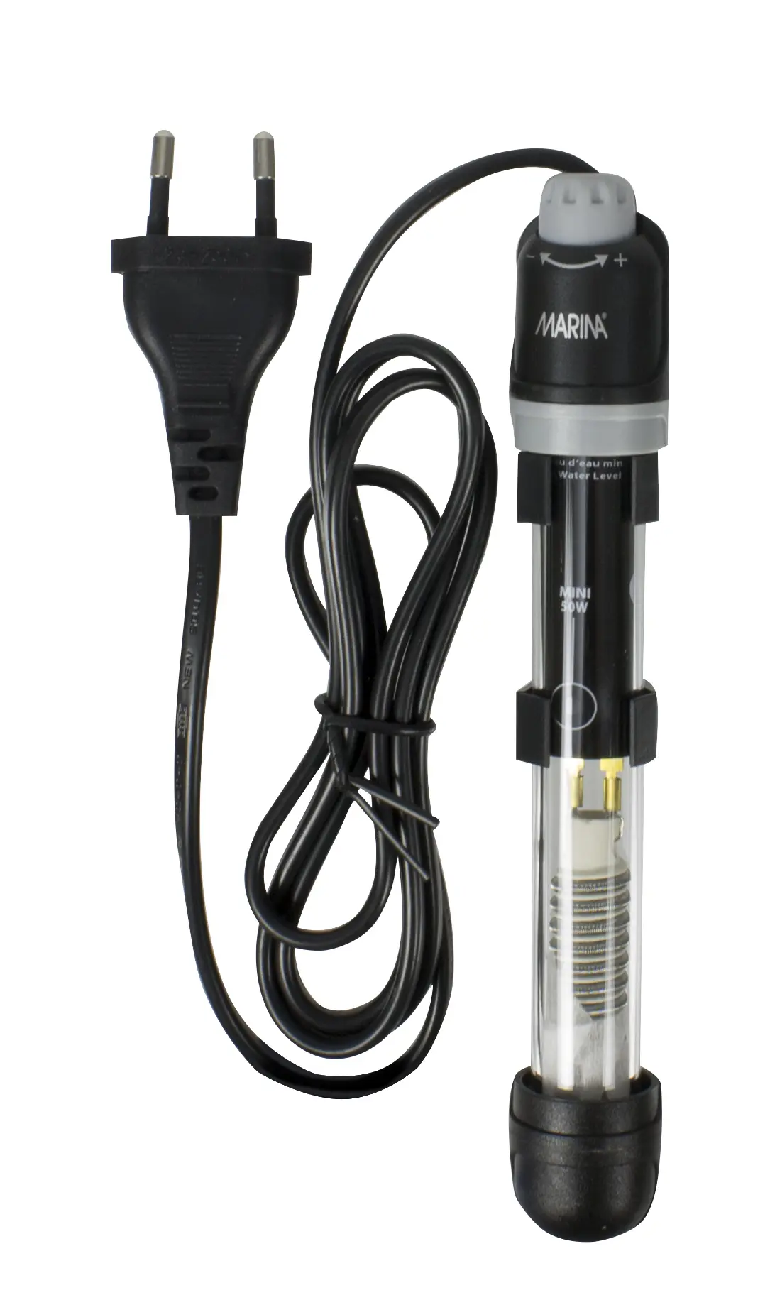 Chauffage d’aquarium Marina 50 W mini 15 cm