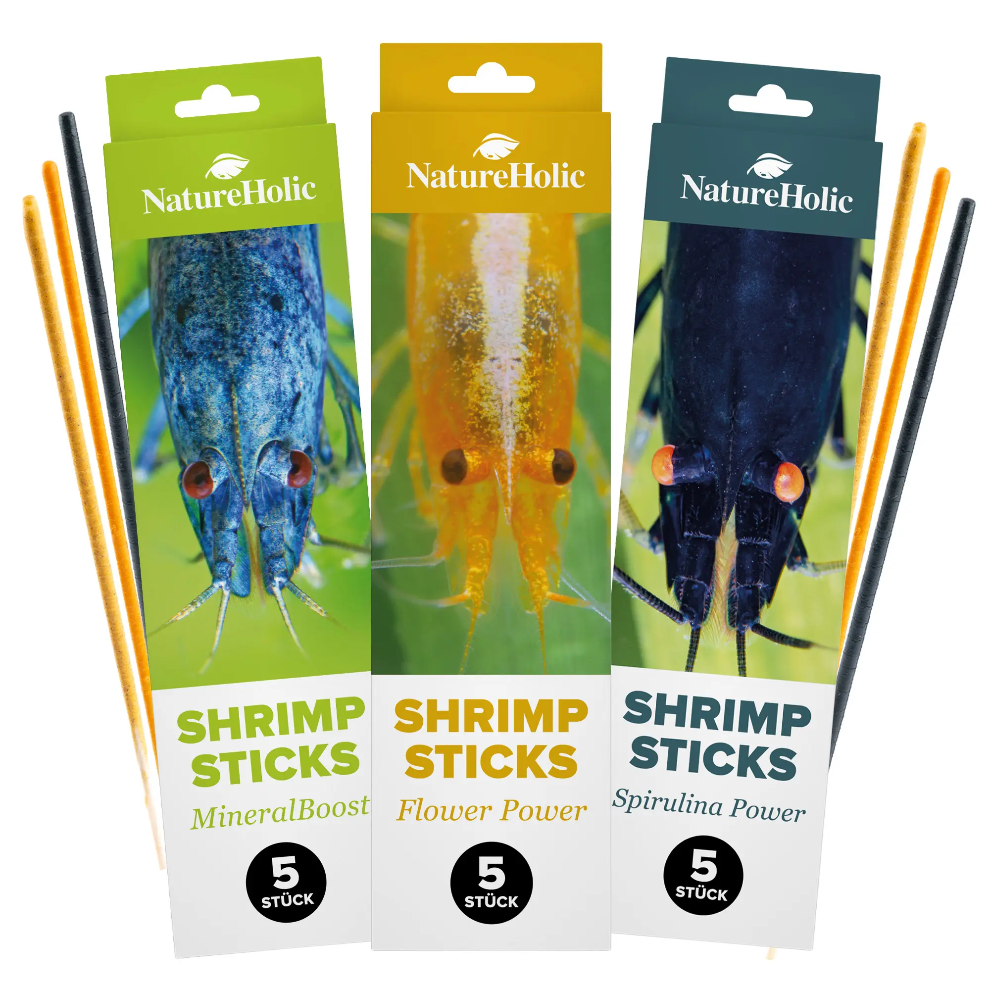 Set de Lollies pour crevettes NatureHolic, 15x lollies pour crevettes pour aquarium