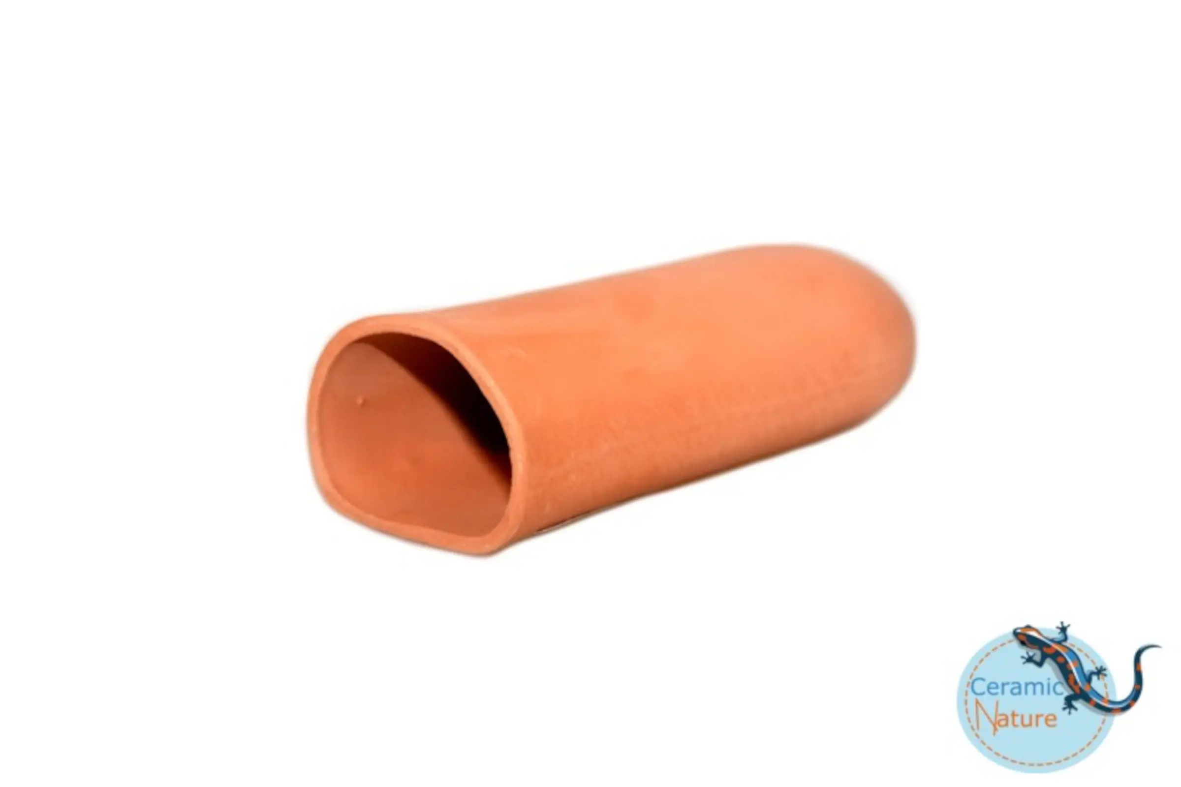 CeramicNature Grotte ronde, medium – rouge, env. 12 × 5 × 4 cm