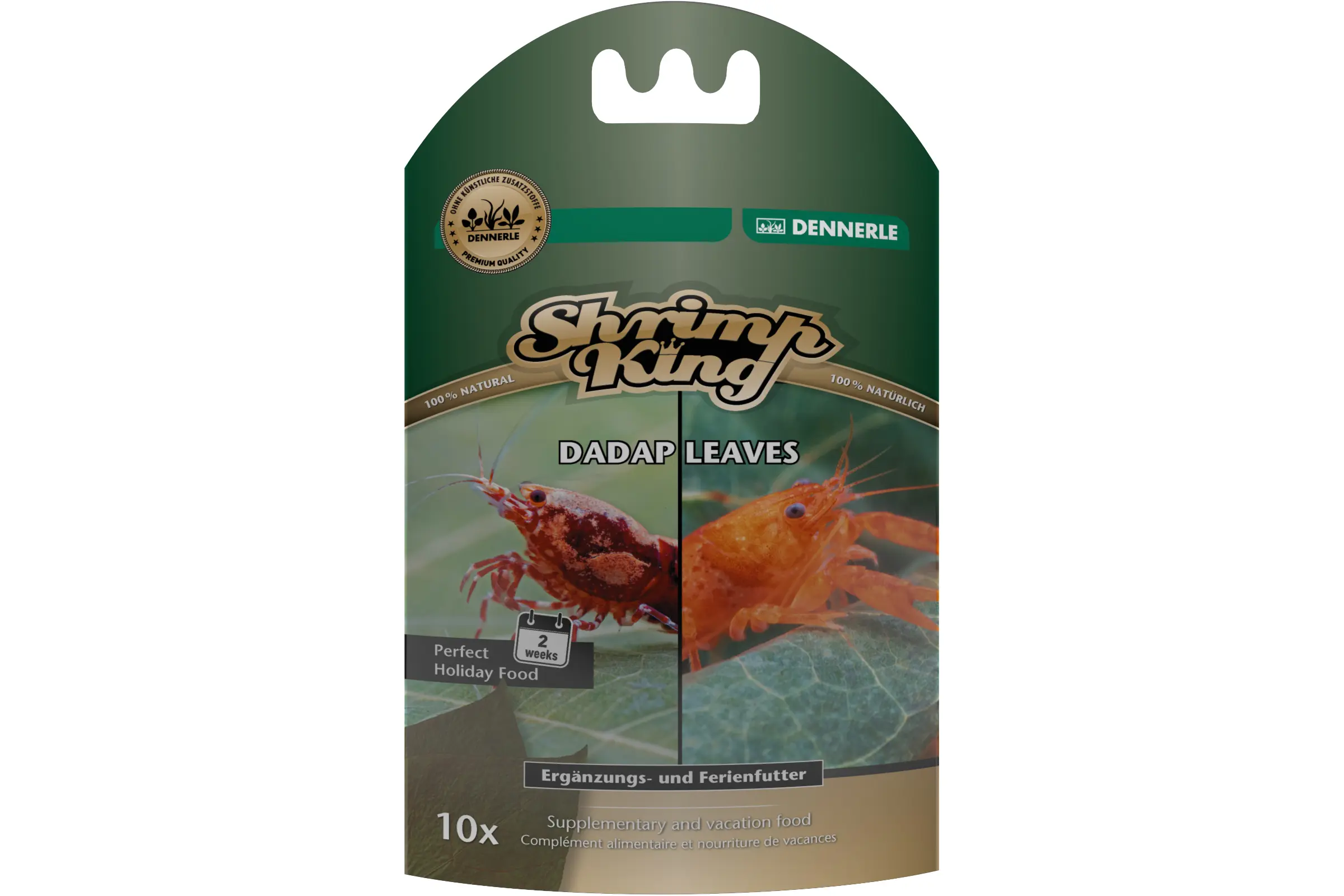 Dennerle ShrimpKing Dadap Leaves, 10 pièces