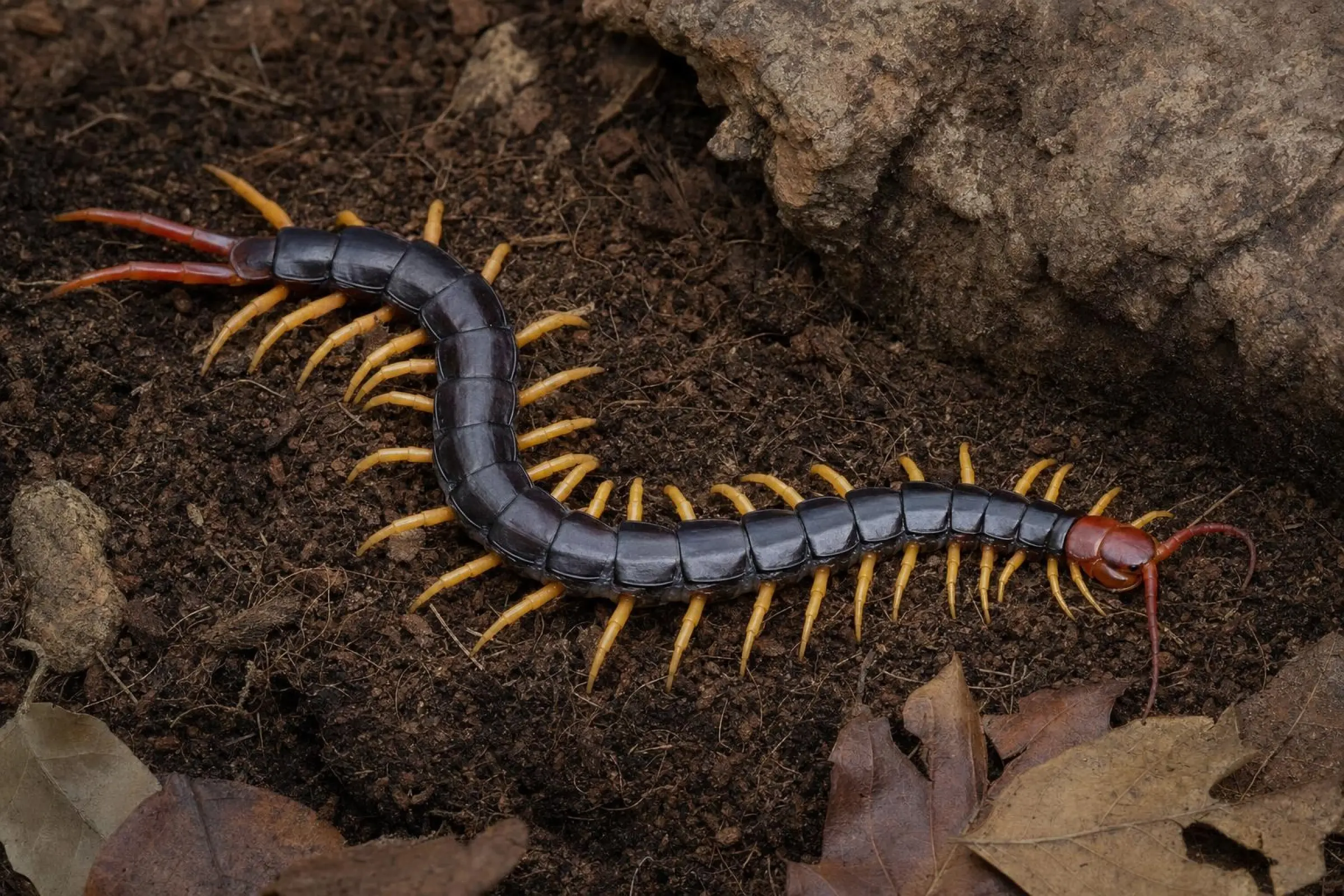 Scolopendre non déterminée, Scolopendra sp.